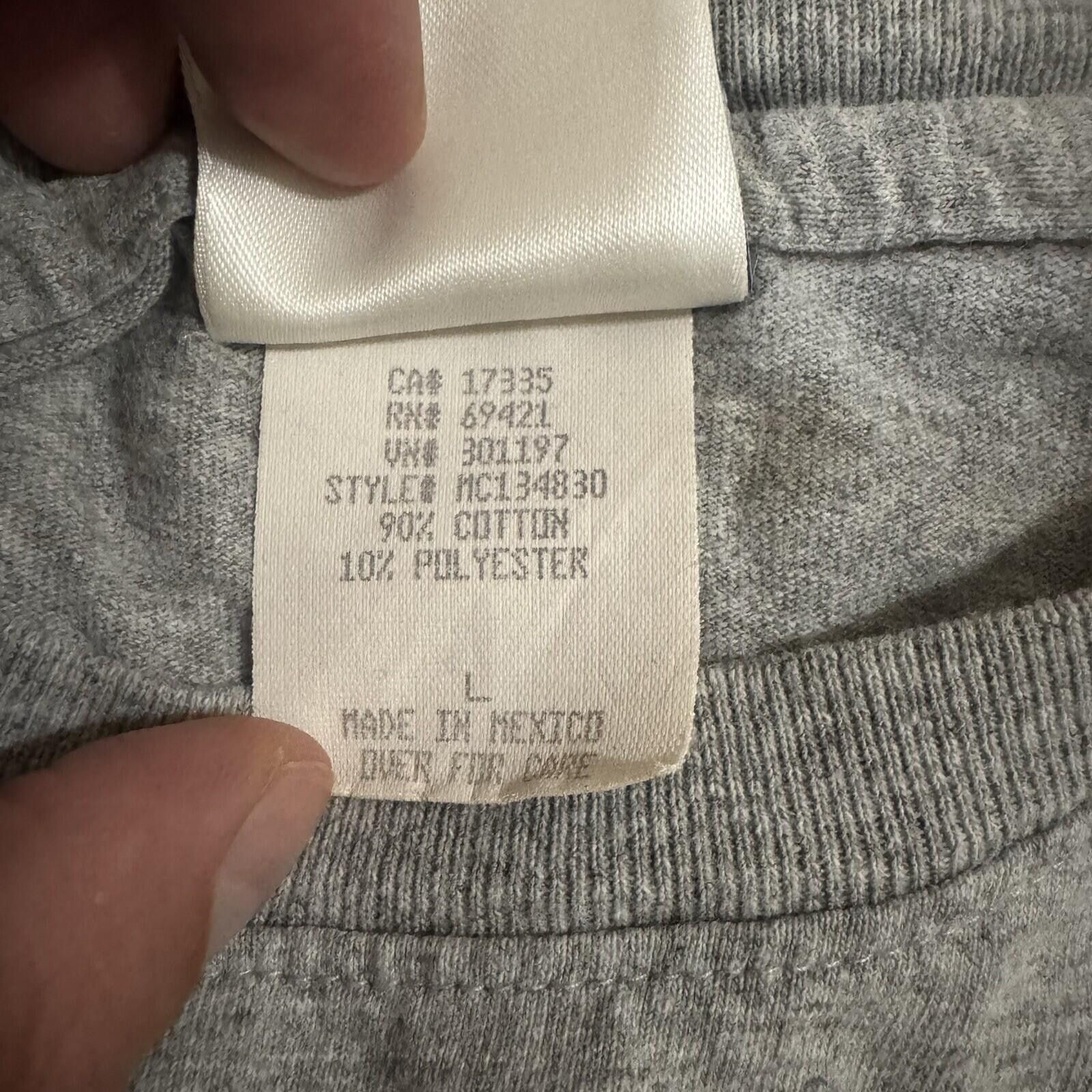 Reebok Vintage 90s Y2K Reebok Grey Shirt Size L Size US L / EU 52-54 / 3 - 5 Thumbnail