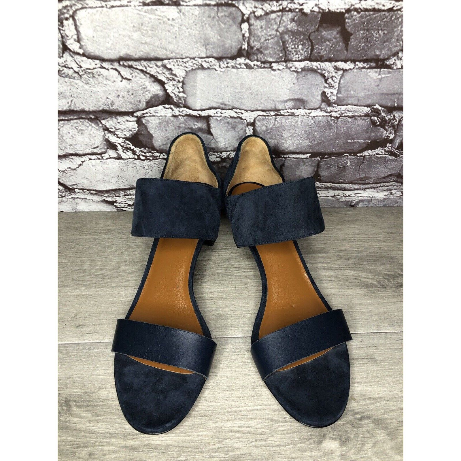 Aquatalia Aquatalia Blue Suede Leather Ankle Strap Heel Sandals Women’ Size US 11 / IT 41 - 20 Thumbnail