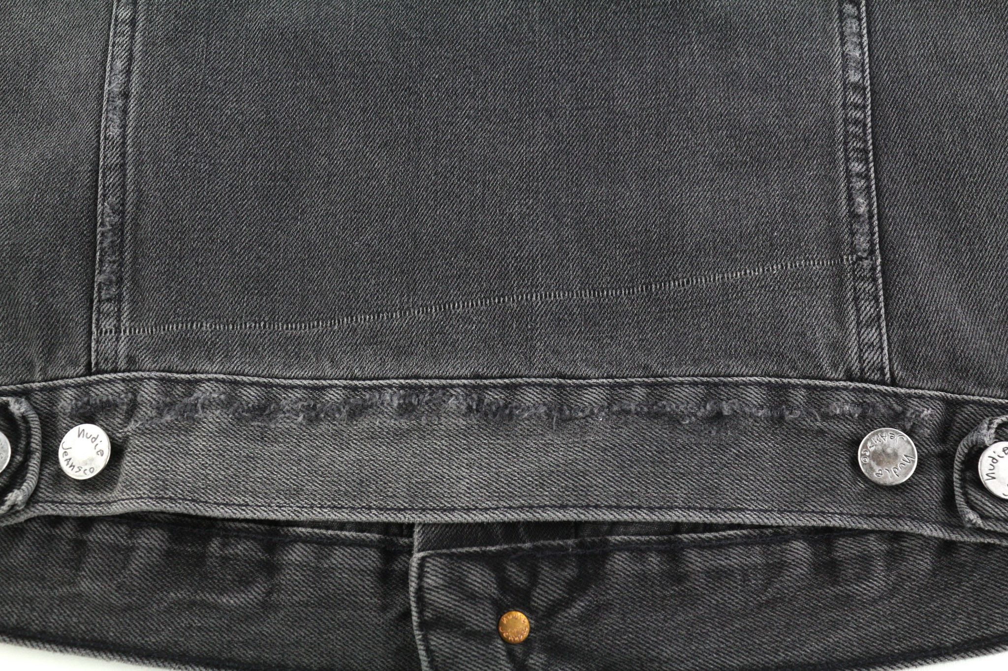 Nudie Jeans BILLY S Shimmering Shist Washed Ripped Grey Jacket 82437 Size US S / EU 44-46 / 1 - 8 Thumbnail