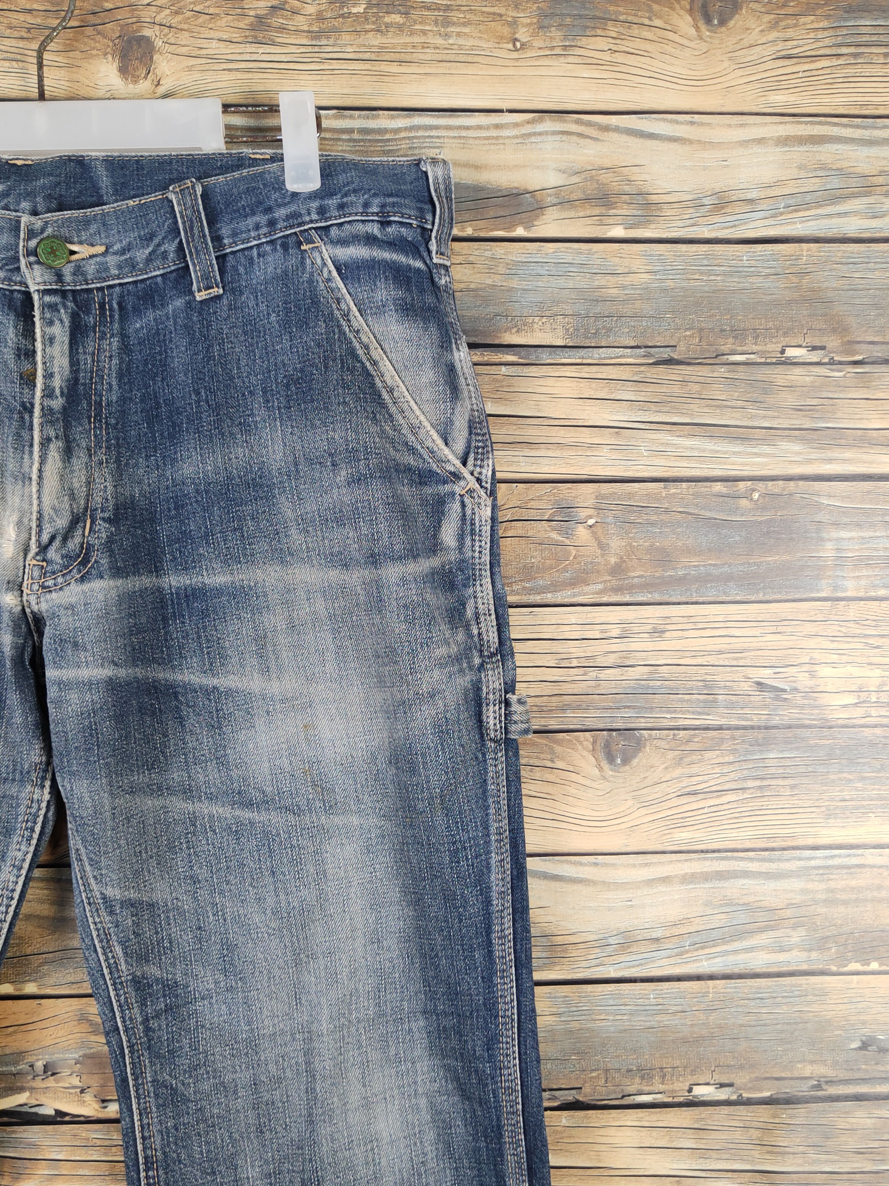 Oshkosh Oshkosh Dark Blue Distressed Ripped denim Jeans #W1378 Size US 38 / EU 54 - 6 Thumbnail