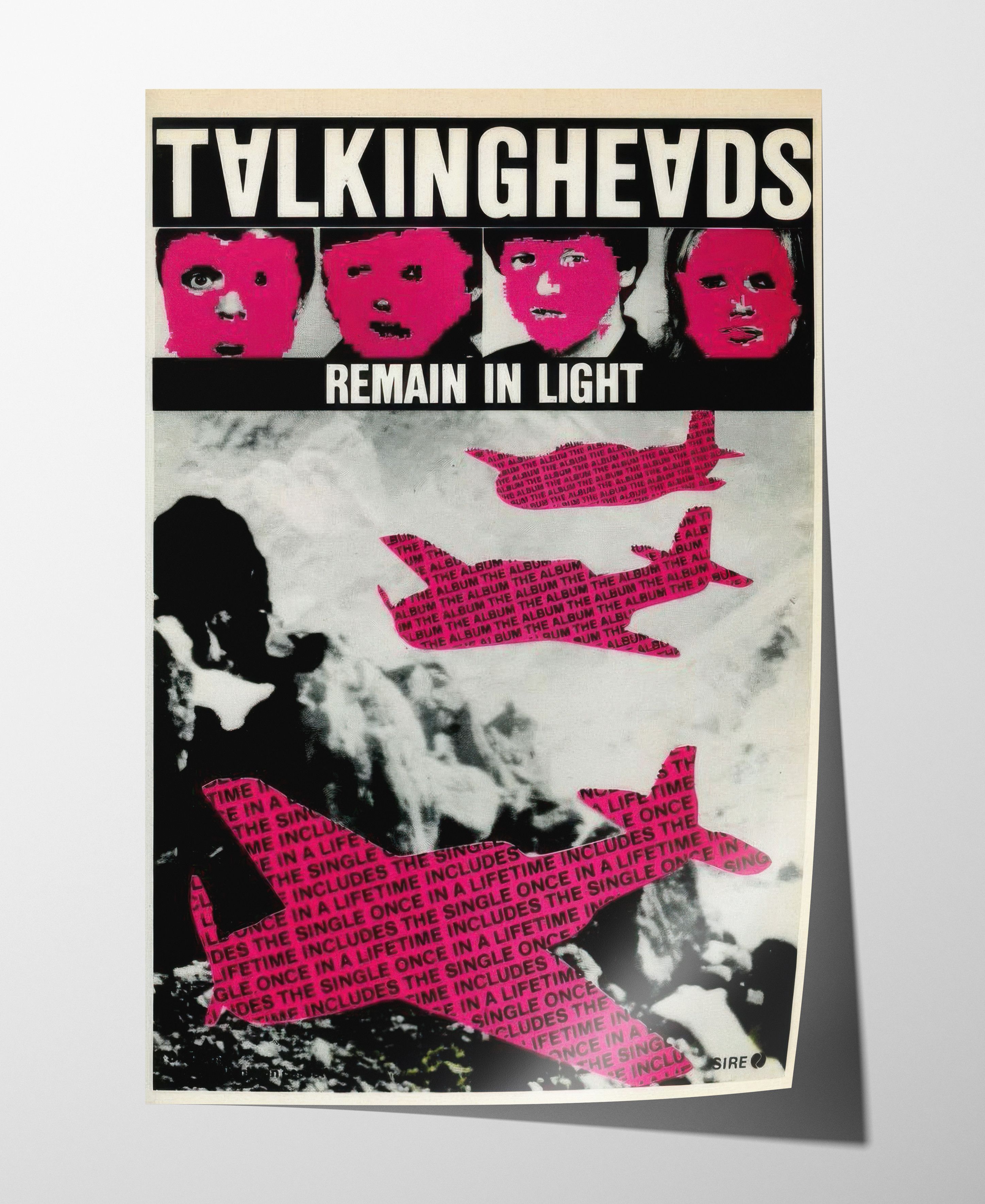 Band Tees Talking Heads Poster Print Tee Vintage Music Band Merch Size ONE SIZE - 3 Thumbnail