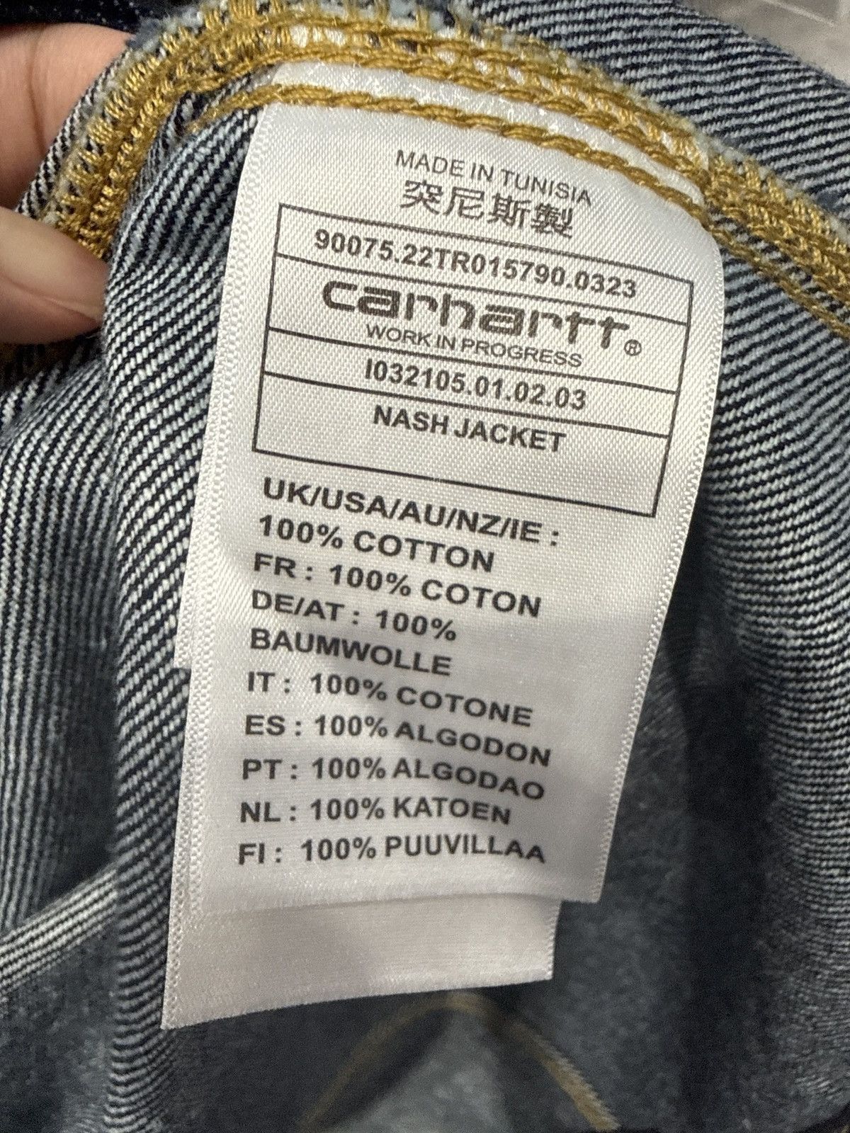 Carhartt Carhartt WIP Nash Jacket – Blue Rinsed Size US XL / EU 56 / 4 - 2 Thumbnail