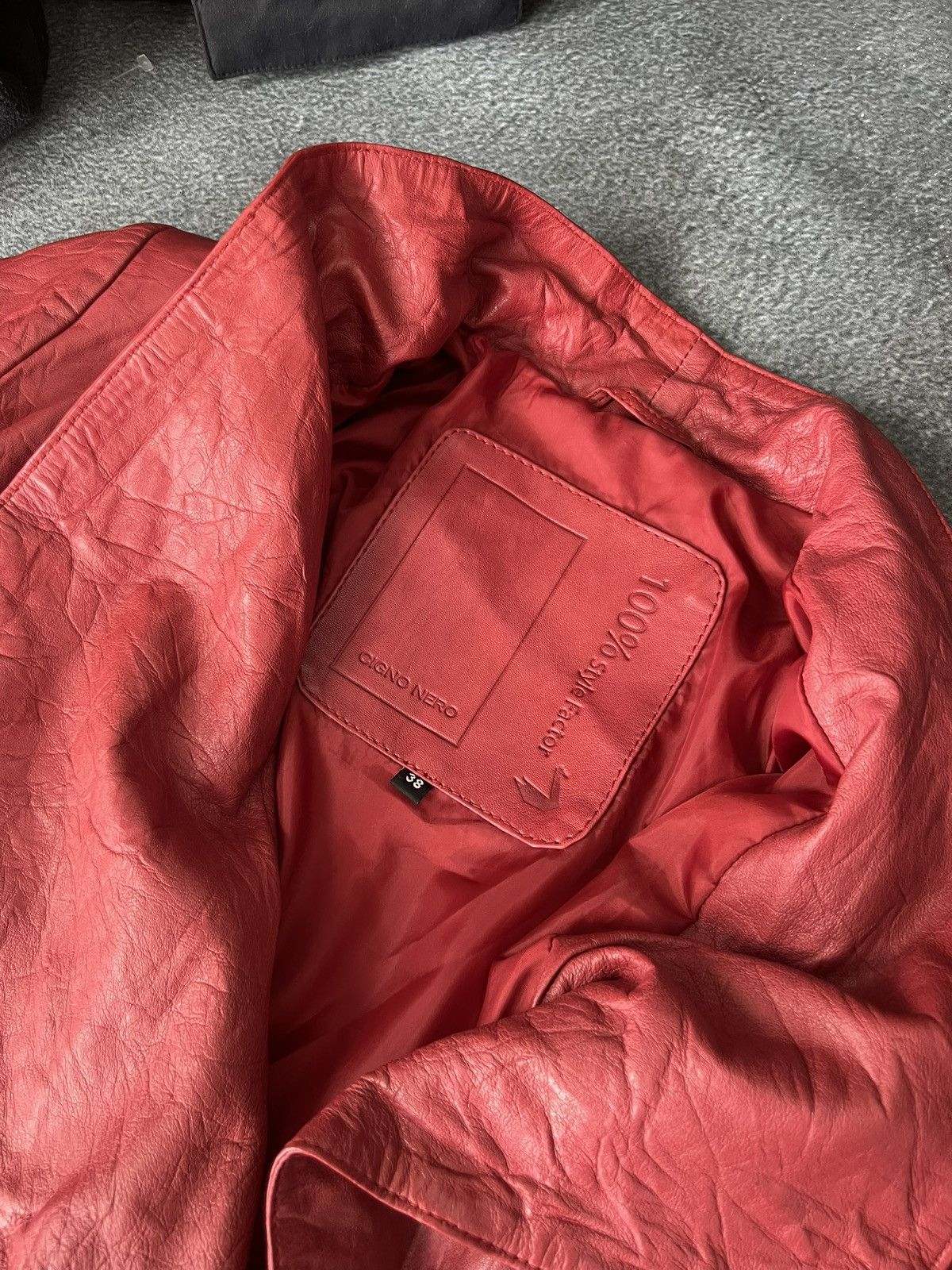 Vintage Avant Garde Leather Jacket Vintage Y2K Size M / US 6-8 / IT 42-44 - 6 Thumbnail