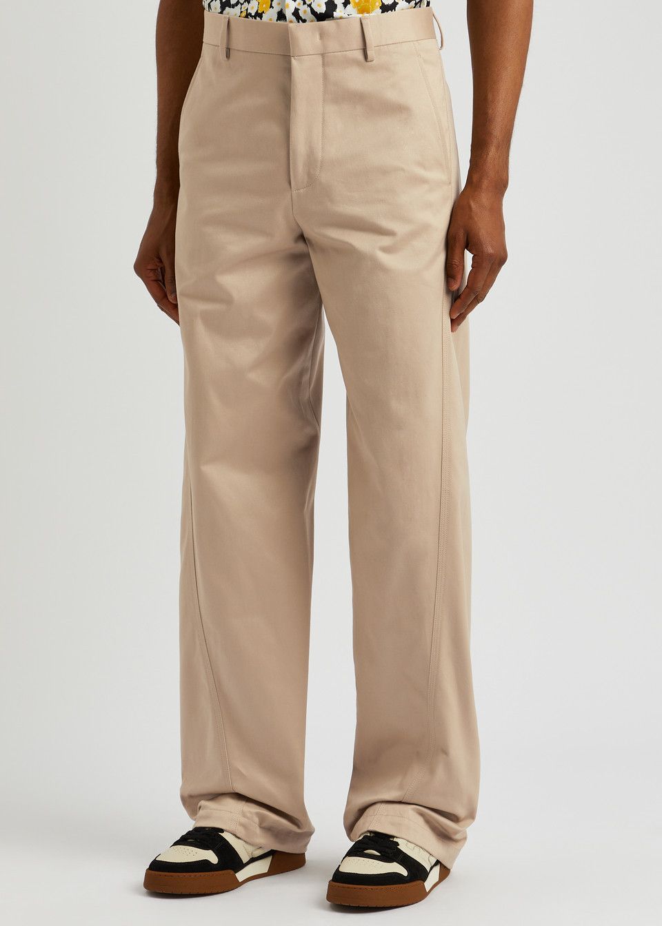 Lanvin o1y0125 Casual Pant in Beige Size US 32 / EU 48 - 2 Thumbnail