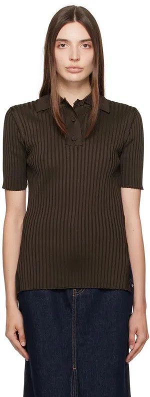 Jil Sander o1loc1c1124 Polos in Coffee Size M / US 6-8 / IT 42-44 - 1 Thumbnail