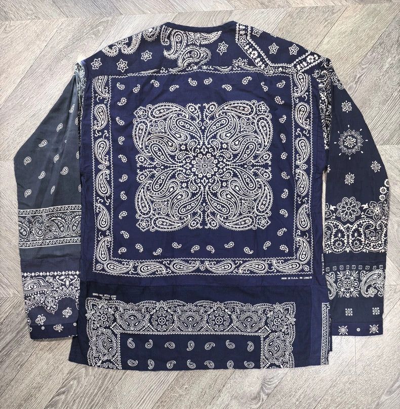 Visvim Visvim 17SS ICT KERCHIEF TUNIC (VNTG BANDANA) Cashew Flowe Size US M / EU 48-50 / 2 - 3 Thumbnail