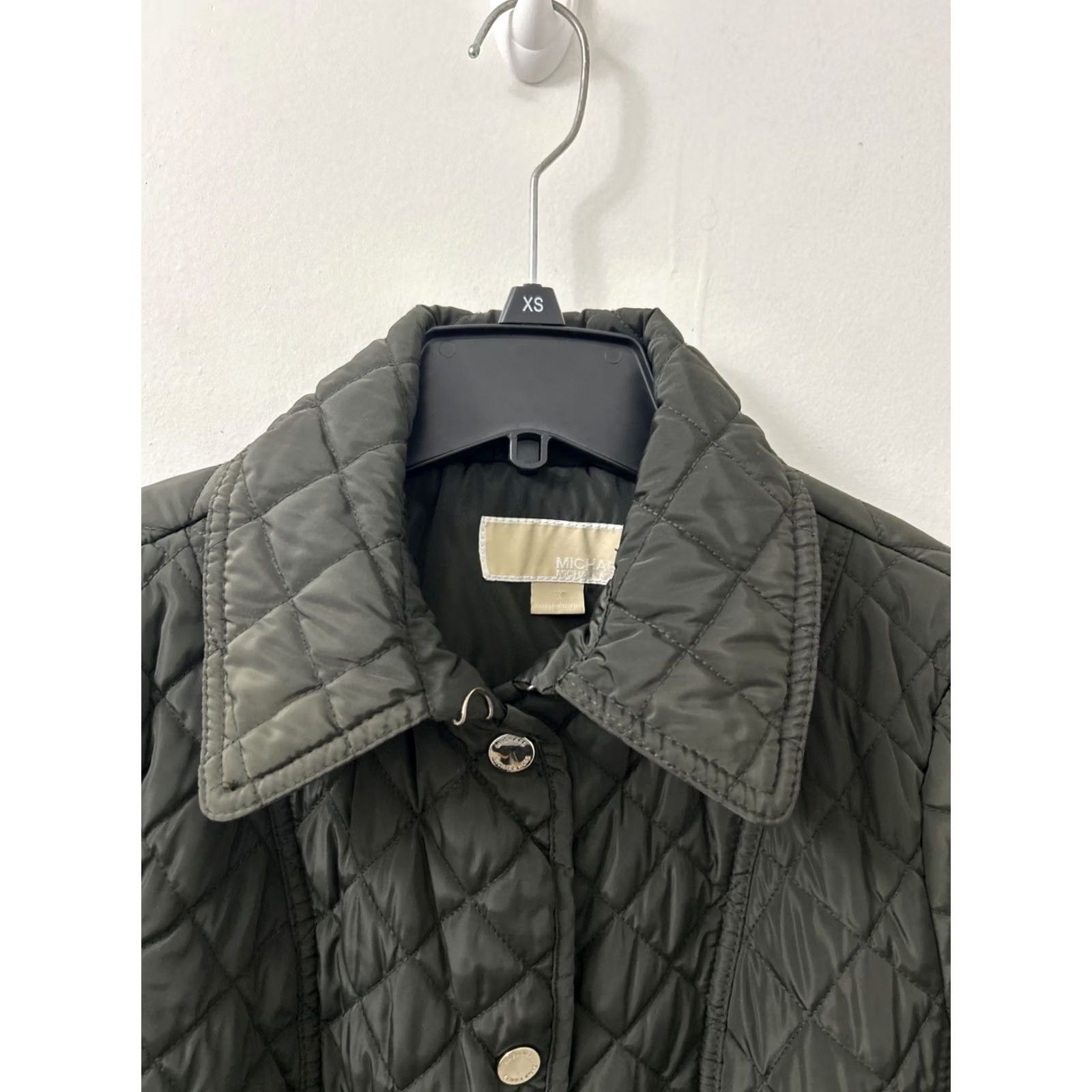 Michael Kors Michael Kors Quilted Jacket Womens M Green Coat Puffer Pockets Monogram Lined Size M / US 6-8 / IT 42-44 - 5 Thumbnail