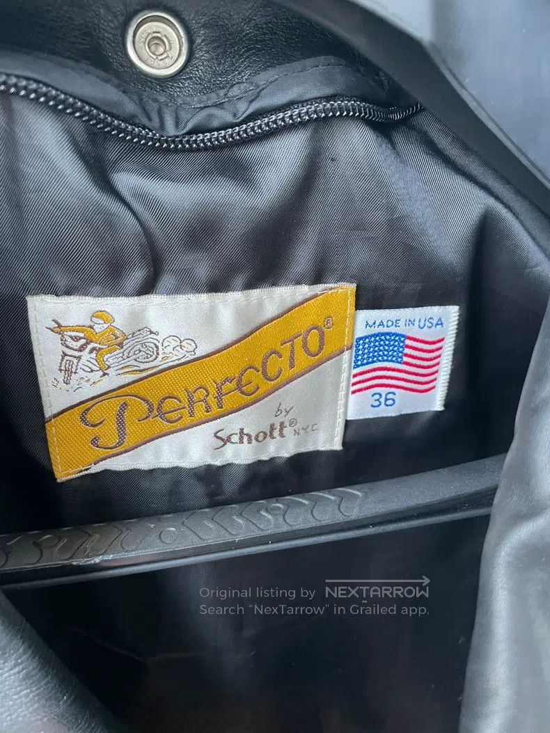Schott Schott American rock and roll leather jacket Size US XXS / EU 40 - 3 Thumbnail
