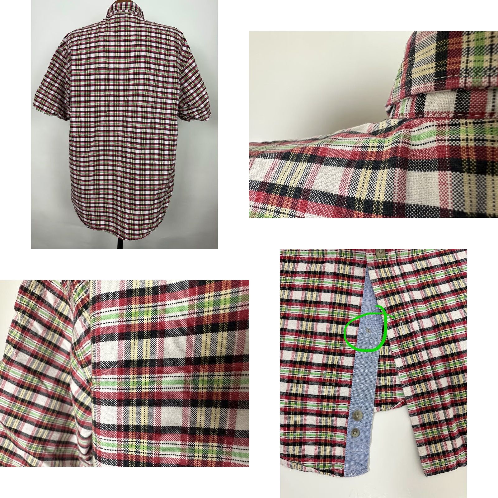 Wrangler VINTAGE Wrangler Twenty X Shirt Men XL Plaid Short Sleeve Button Up FLAW Size US XL / EU 56 / 4 - 8 Thumbnail