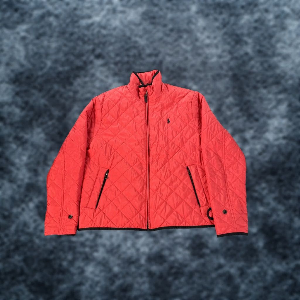 Ralph Lauren VINTAGE Ralph Lauren Sport Puffer Jacket Mens XL Red Full Zip Quilted 90s Size US XL / EU 56 / 4 - 1 Thumbnail