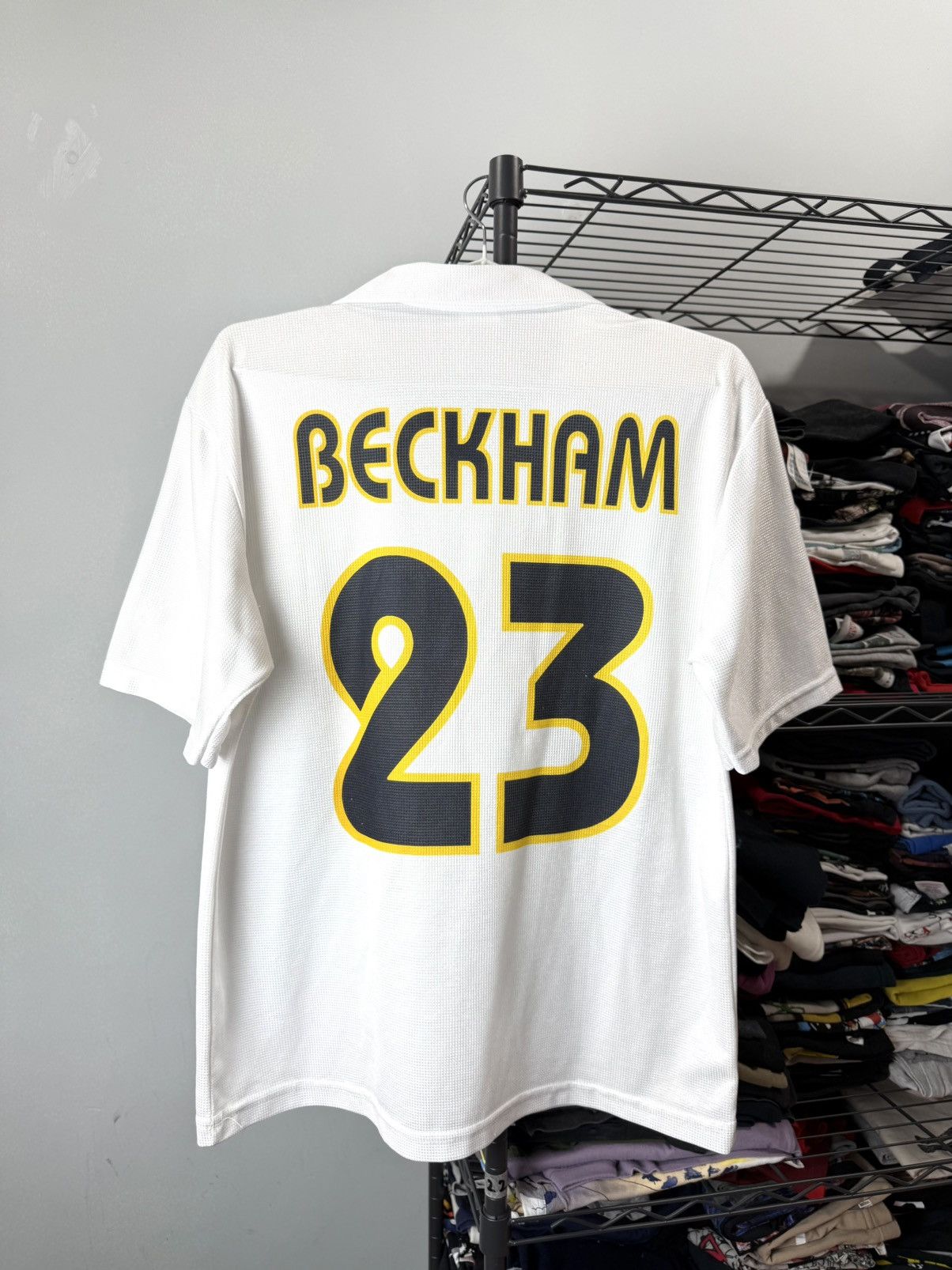 Vintage 1990’s Vintage Real Madrid Beckham Soccer Jersey T Shirt Size US S / EU 44-46 / 1 - 2 Thumbnail