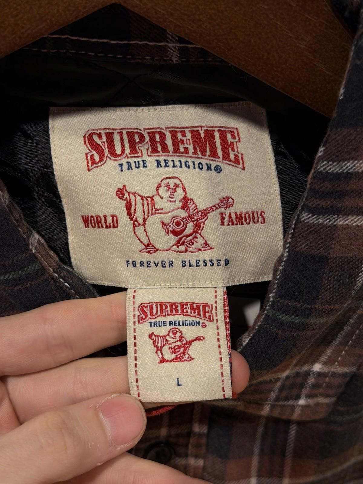 Supreme Supreme x True Religion Quilted Lined Plaid Flannel Large Size US L / EU 52-54 / 3 - 11 Thumbnail
