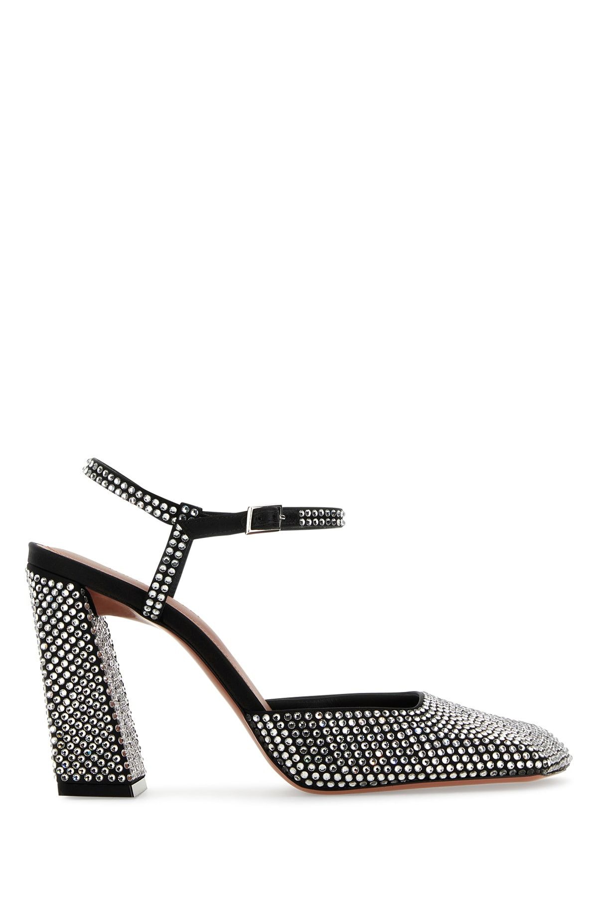 image of Amina Muaddi Scarpe Con Tacco Shoes in Mixed Colours, Women's (Size 9)