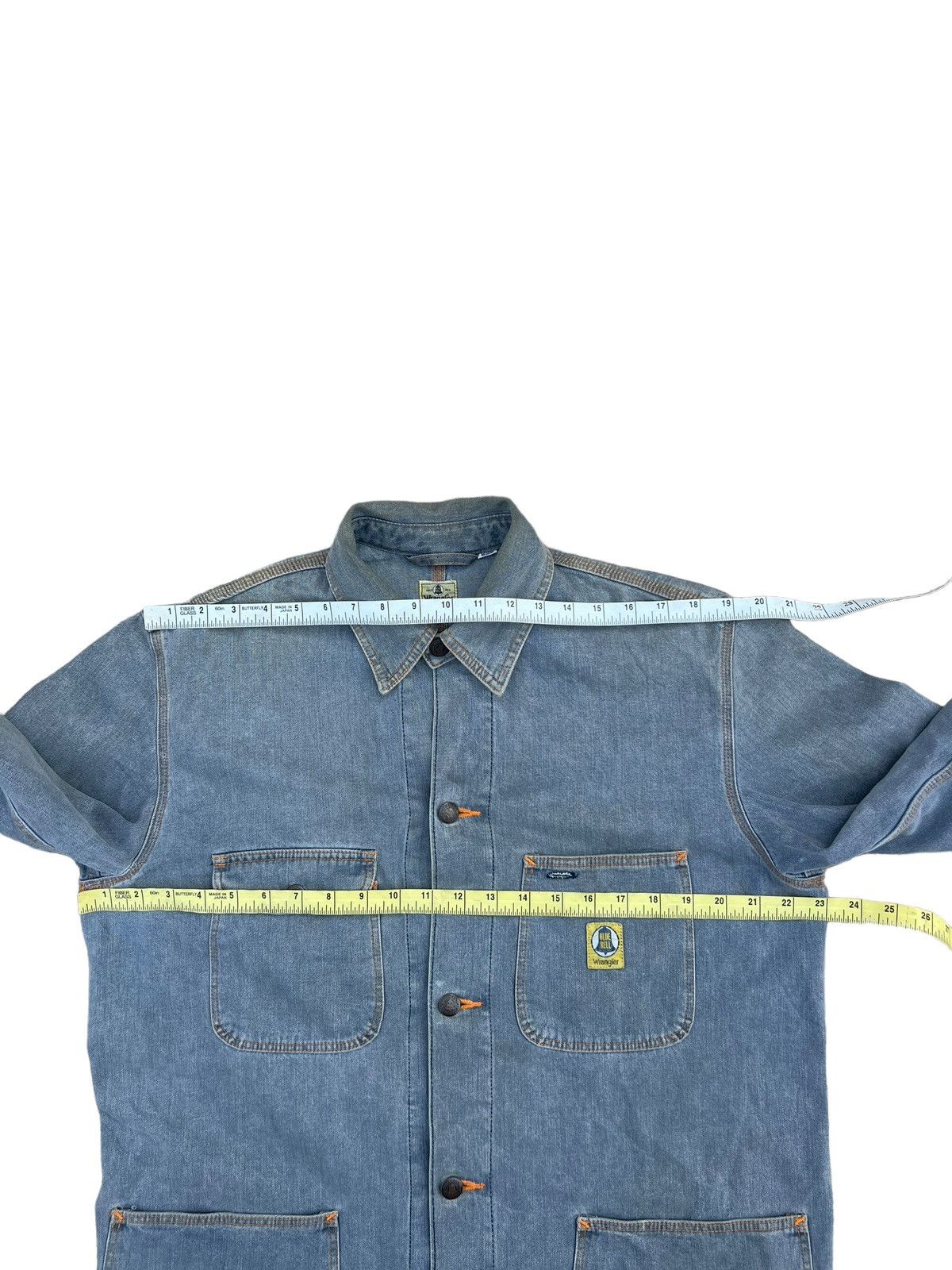 Vintage Vintage 90s Wrangler Blue Bell Muddy Denim Chore Jacket Size US M / EU 48-50 / 2 - 3 Thumbnail