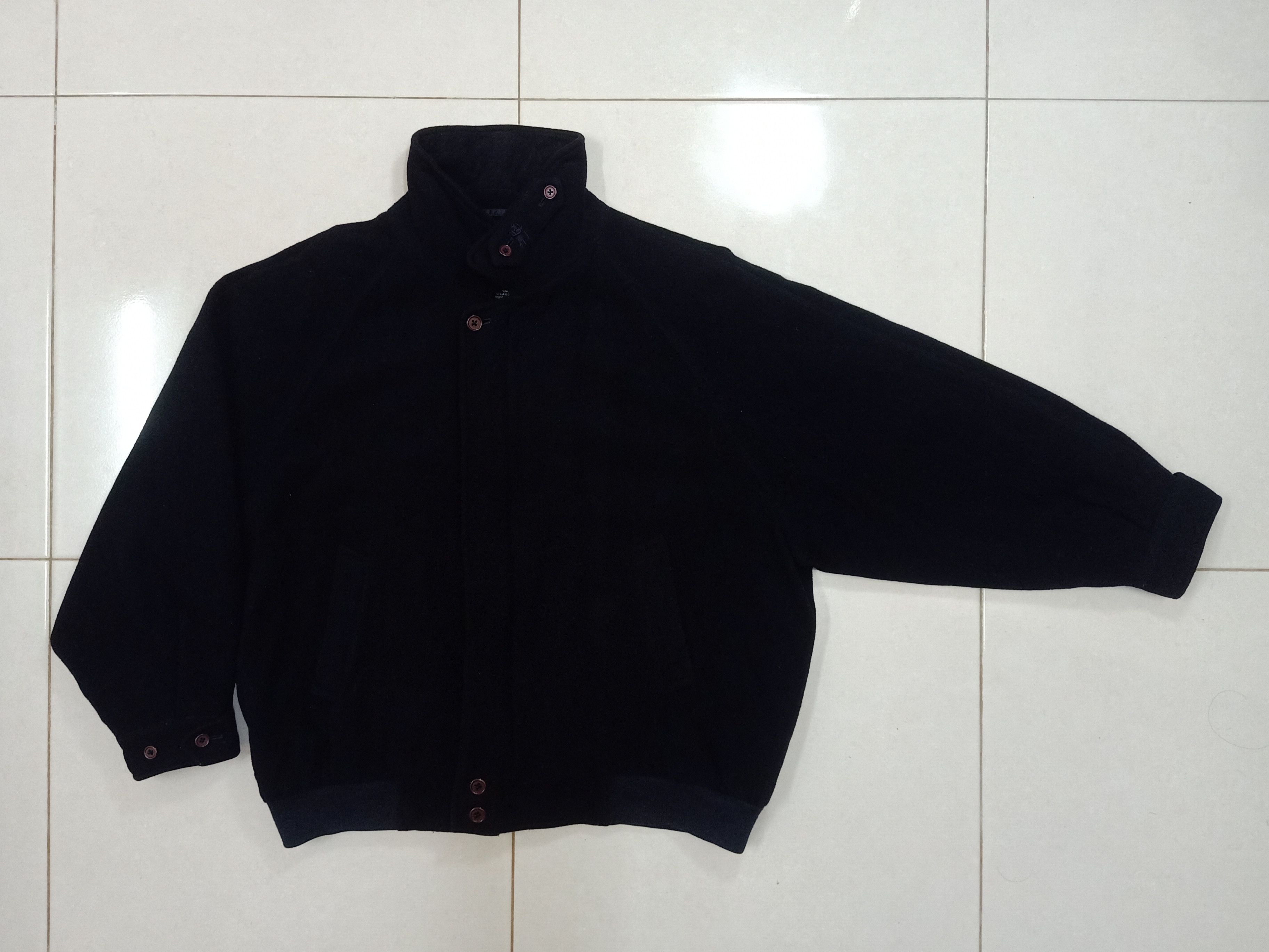 Burberry Rare!! BURBERRYS 80s Made In England Dark Navy Jacket Size US XL / EU 56 / 4 - 4 Thumbnail