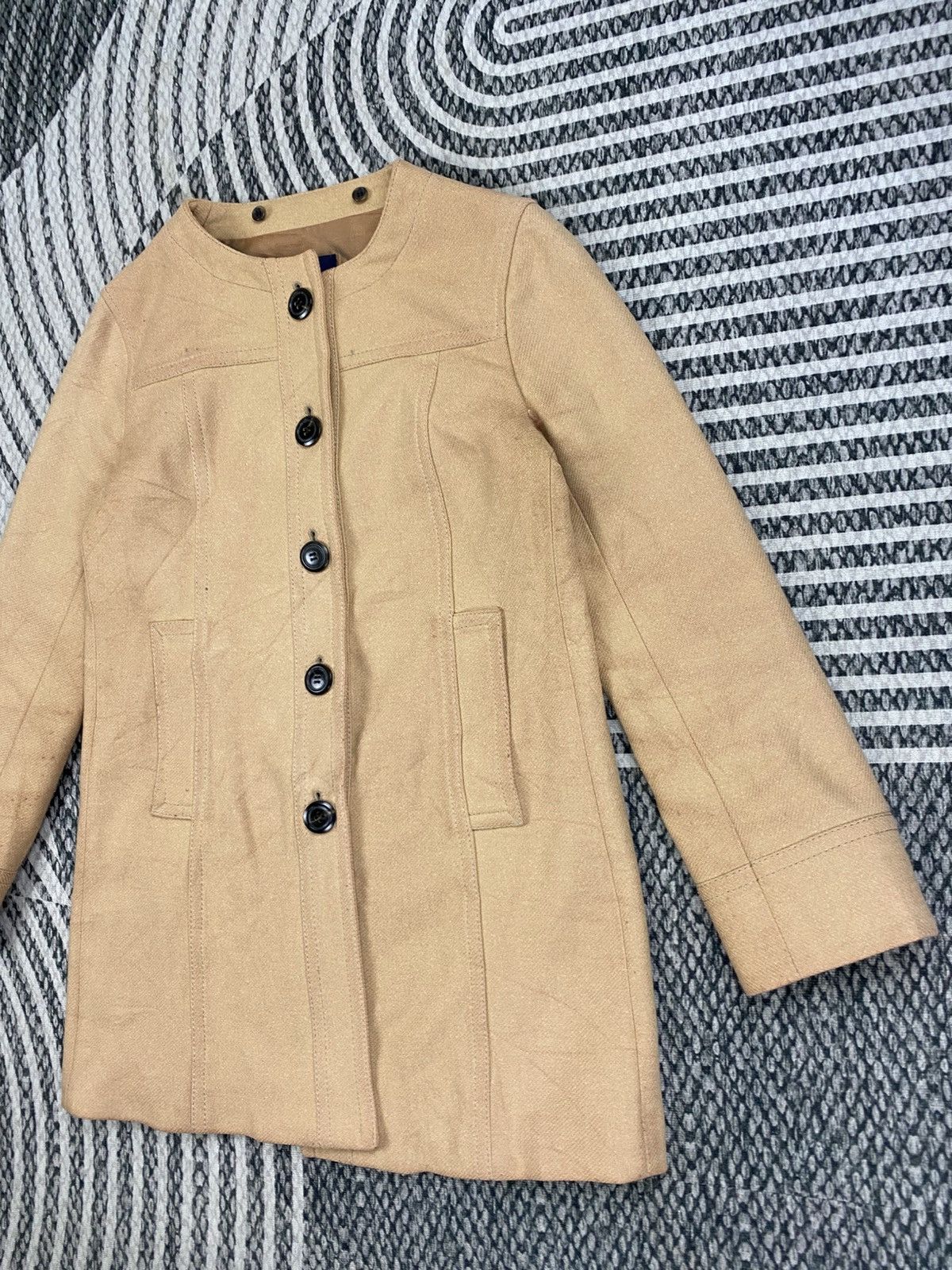 Tomorrowland Vintage Tomorrowland Collarless Button Up Jacket Size S / US 4 / IT 40 - 4 Thumbnail