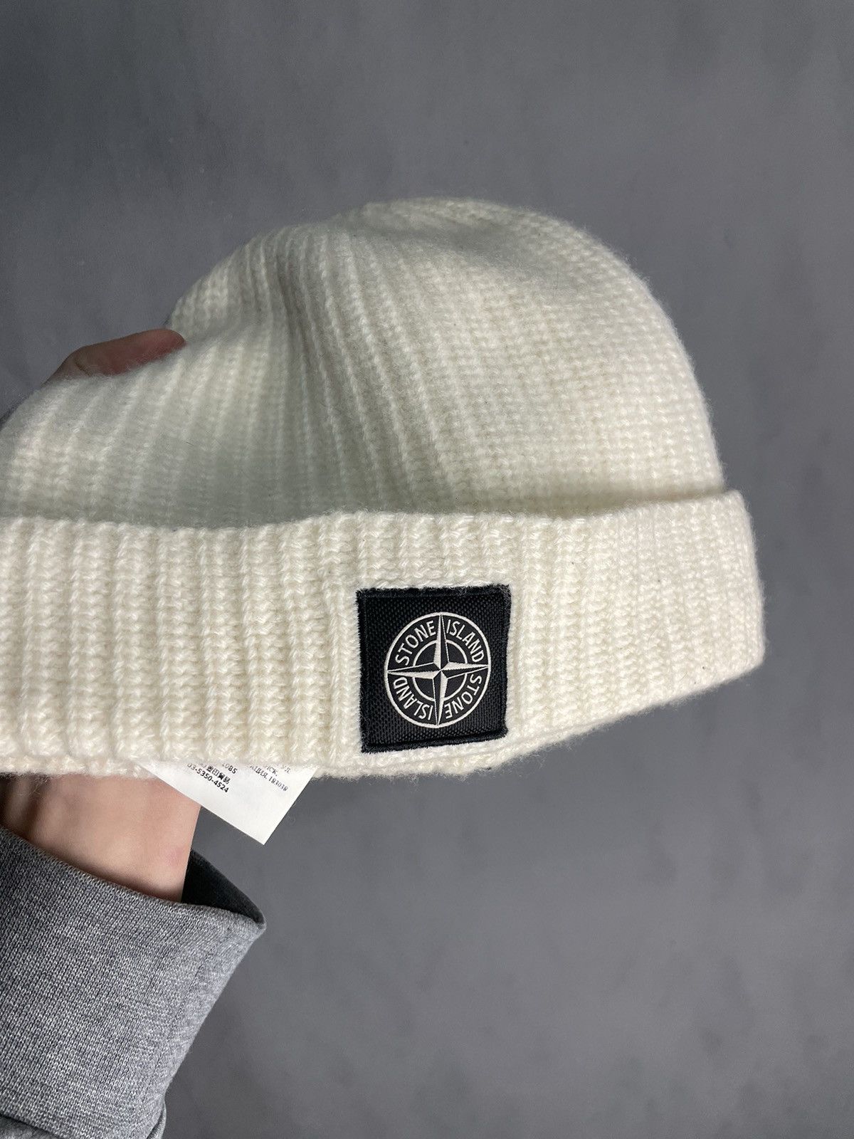 Stone Island Stone Island Patch Program Wool Beanie Hat Size ONE SIZE - 2 Thumbnail