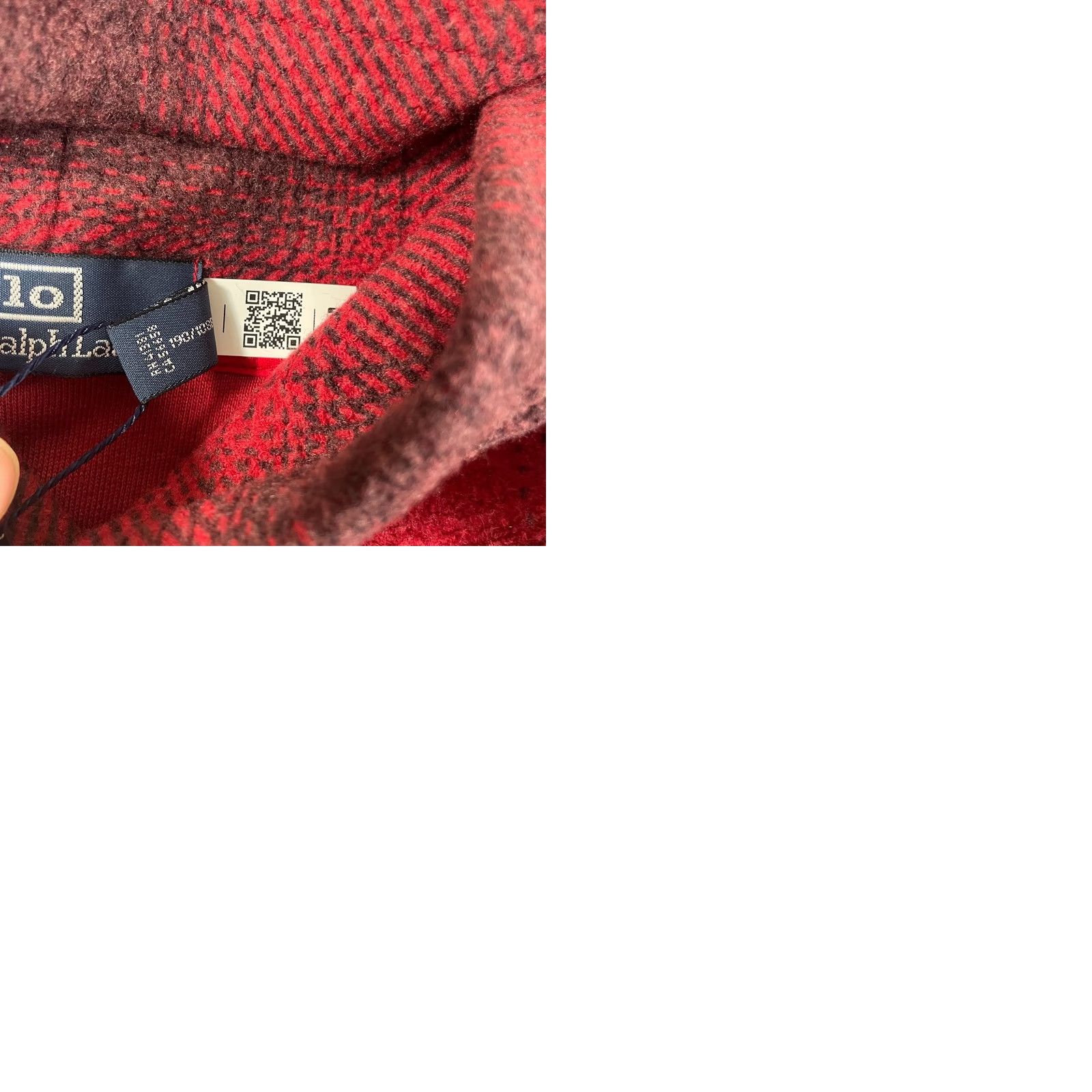 Polo Ralph Lauren VINTAGE Polo Country Ralph Lauren Hoodie Shirt 2XL Red Plaid Logo Pullover Hooded Mens Size US XXL / EU 58 / 5 - 9 Thumbnail