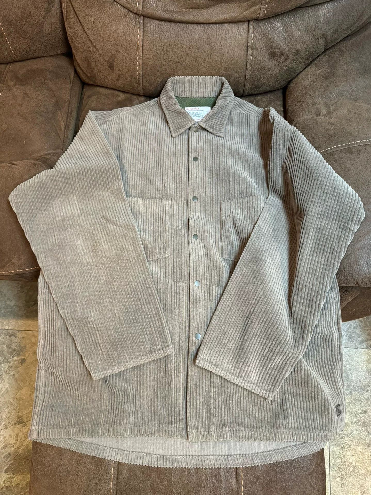 nanamican Washed Corduroy Shirt Jacket