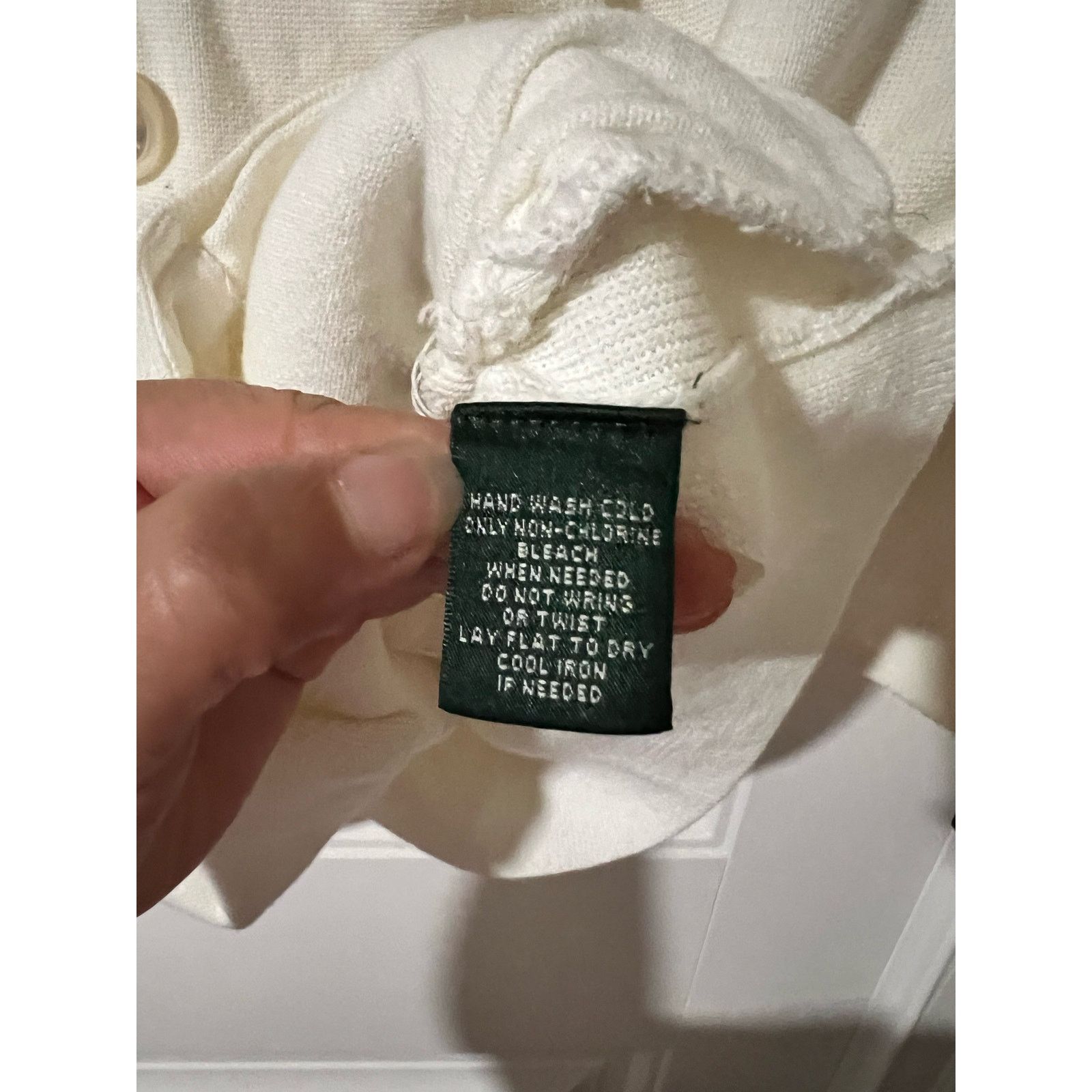 Ralph Lauren Women's Ivory White Linen Blend Peacoat 3/4 Sleeves Jacket M Size M / US 6-8 / IT 42-44 - 10 Thumbnail