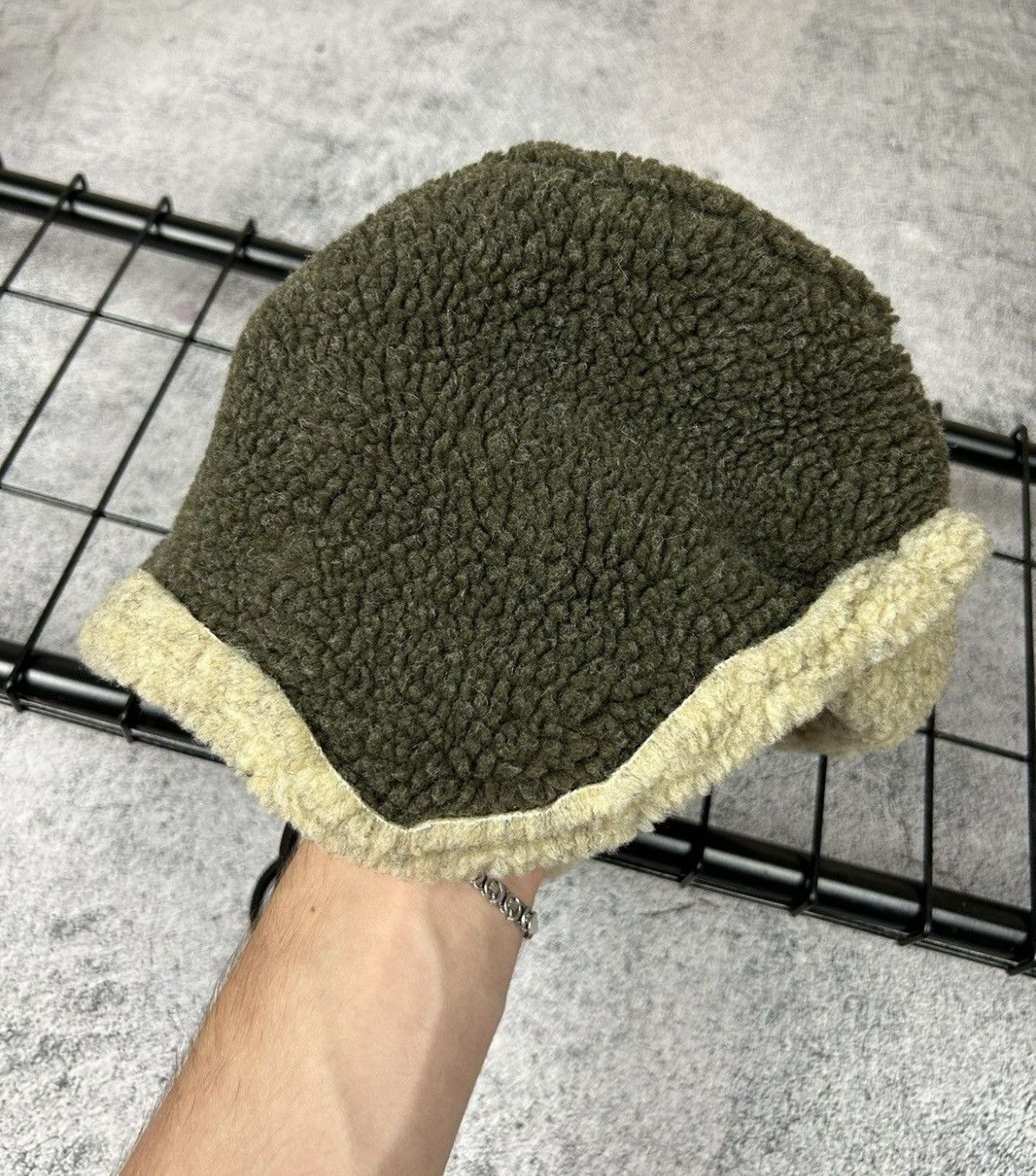 1990s Oakley Software Wool Beret USHANKA hat