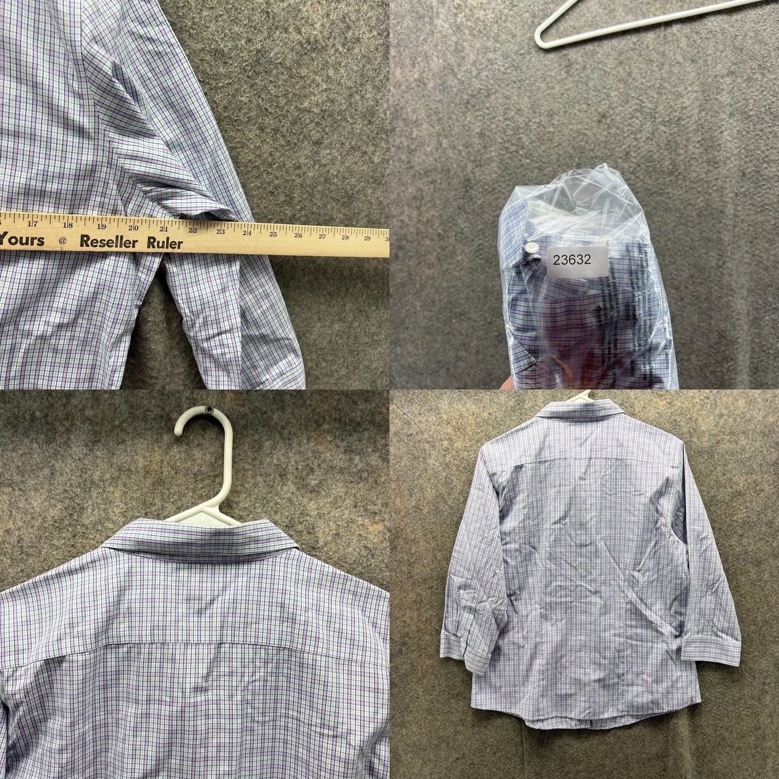 Vintage LL Bean Shirt Women Medium Purple Button-Down Wrinkle Resistant Casual Shirt Size M / US 6-8 / IT 42-44 - 8 Thumbnail