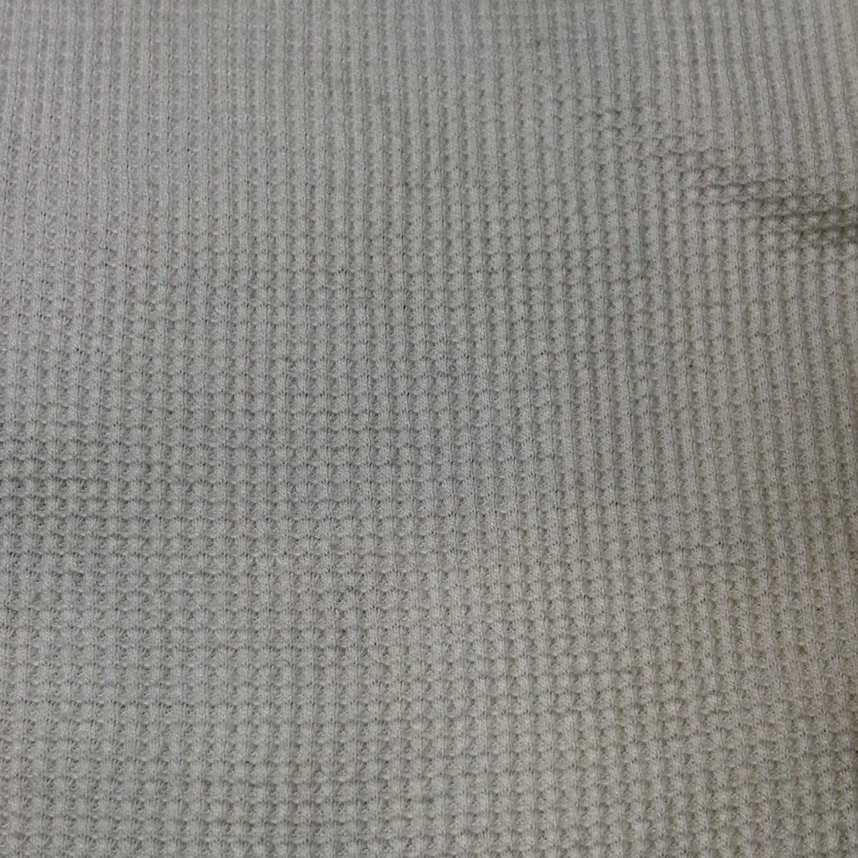 Southpole South Pole Men's Long Sleeve White Waffle Weave Crew Neck XL Size US L / EU 52-54 / 3 - 12 Thumbnail