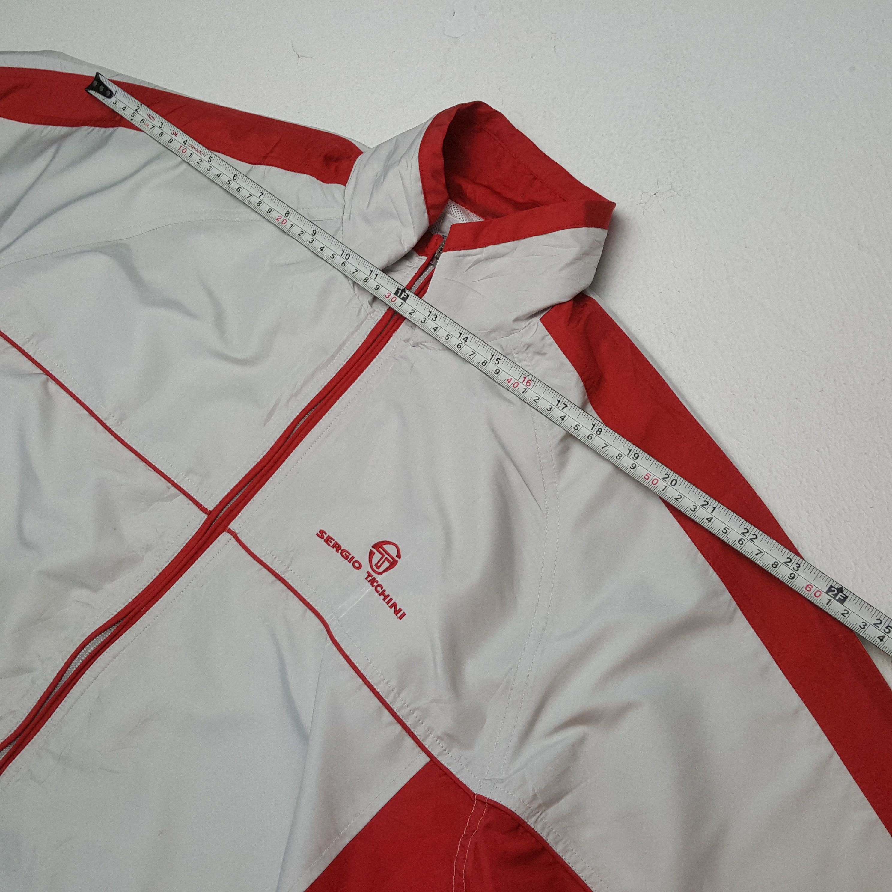 Sergio Tacchini × Vintage SERGI TACCHINI Small Logo Design Sportswear Jacket Size US XL / EU 56 / 4 - 4 Thumbnail