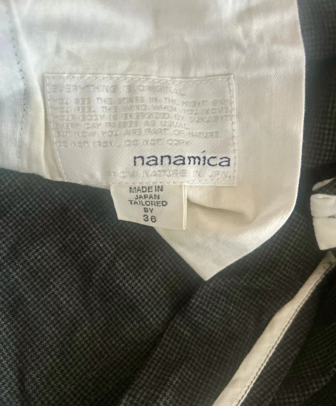 Nanamica Nanamica Harbor Pants Wool Houndstooth Grey SUCS520 Size US 36 / EU 52 - 9 Thumbnail