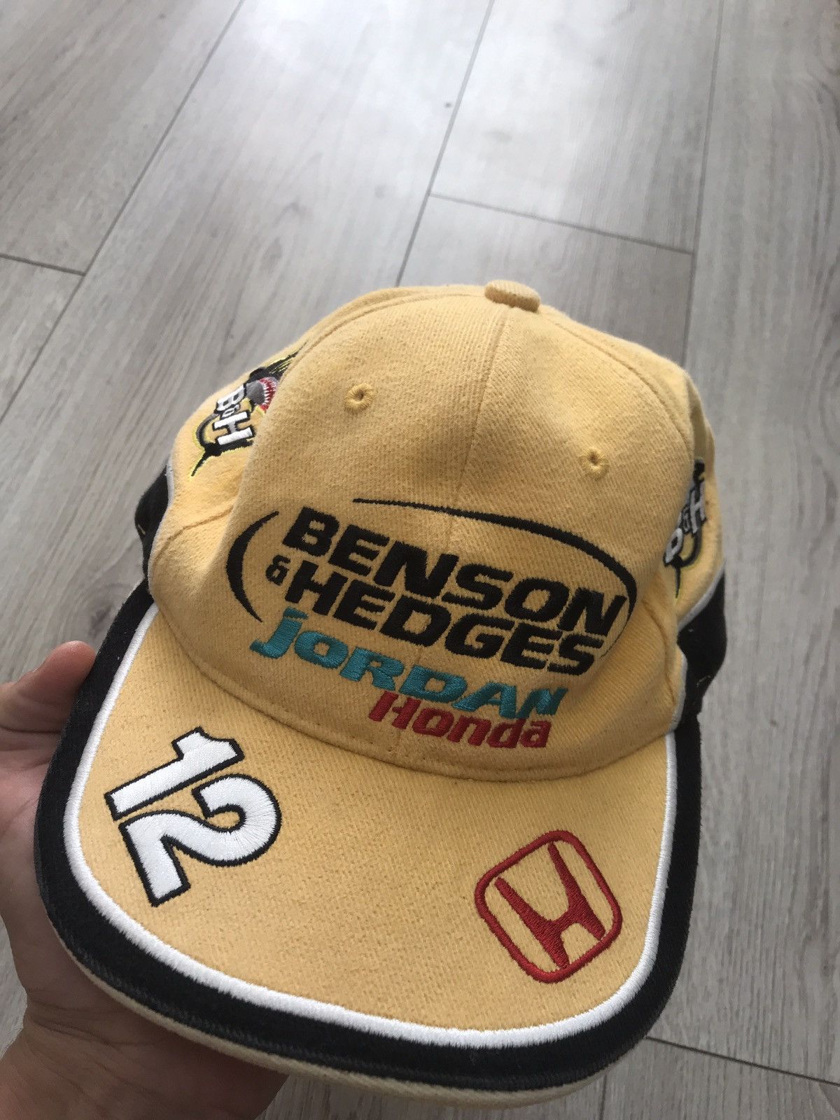Honda × Vintage Vintage Banson & Hadges Jordan Honda 12 Racing Cap Size ONE SIZE - 3 Thumbnail