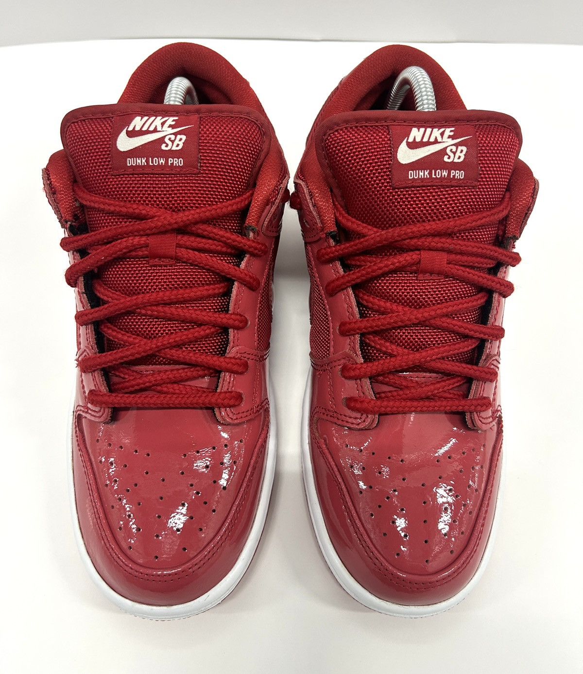 Nike Nike SB Dunk Low Pro ‘Red Patent Leather’ Shoes Size: 7.5 M Size US 7.5 / EU 40-41 - 4 Thumbnail