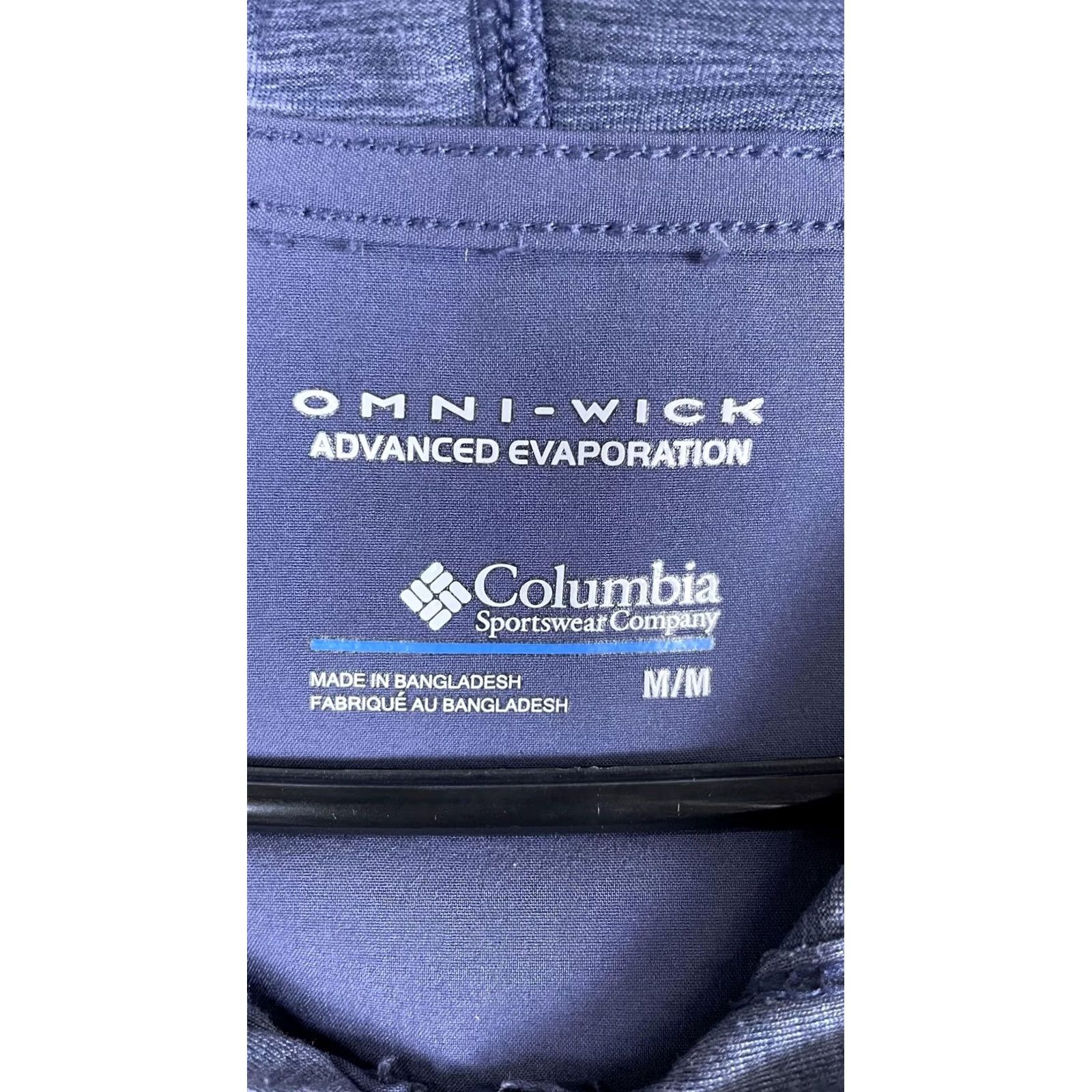 Vintage Columbia Hoodie Mens M Blue Omni-Wick Full Zip Lightweight Jacket Top Size US M / EU 48-50 / 2 - 3 Thumbnail