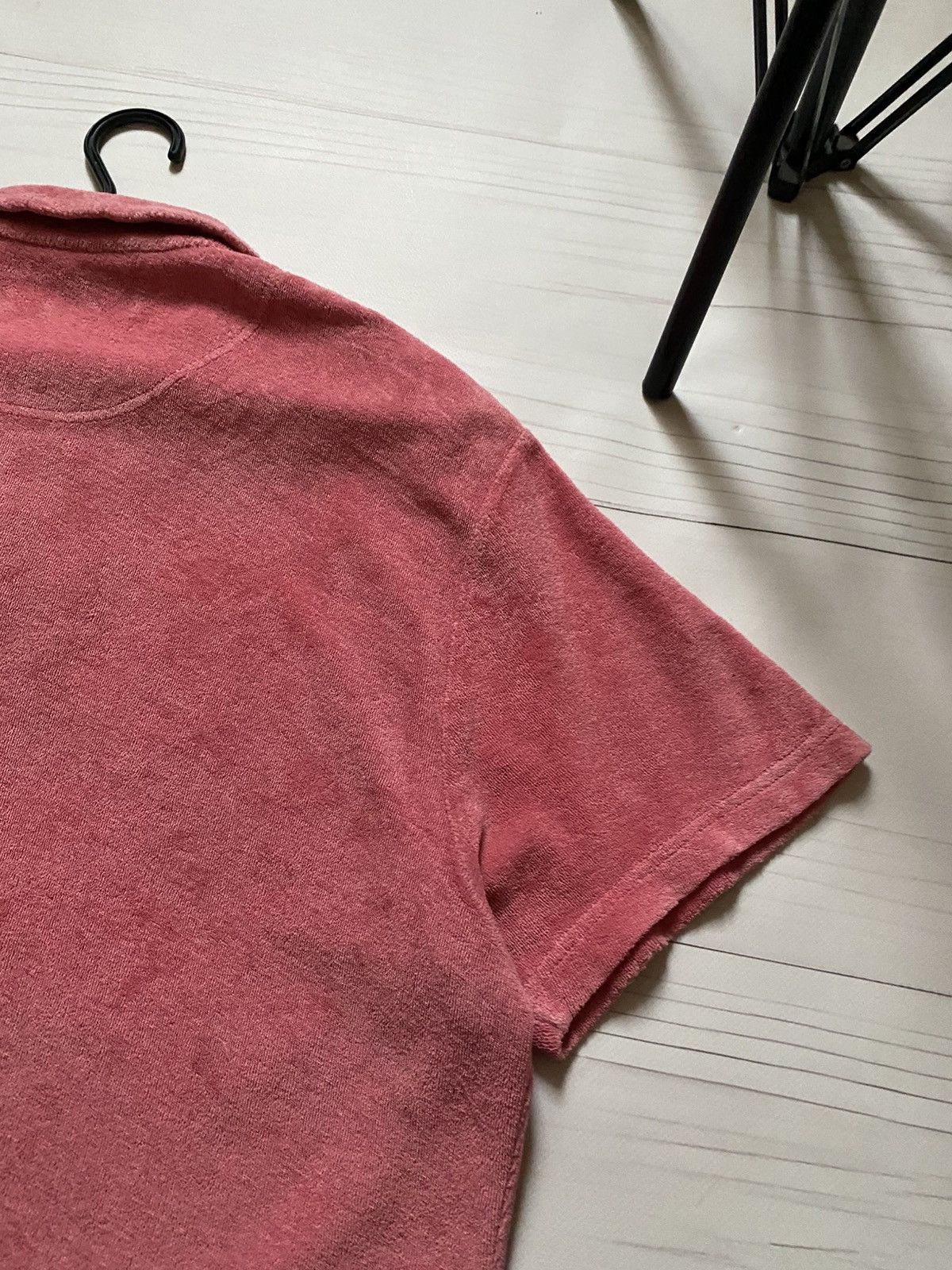Orlebar Brown Orlebar Brown Terry Watermelon towelling polo t shirt Size US XXL / EU 58 / 5 - 17 Thumbnail