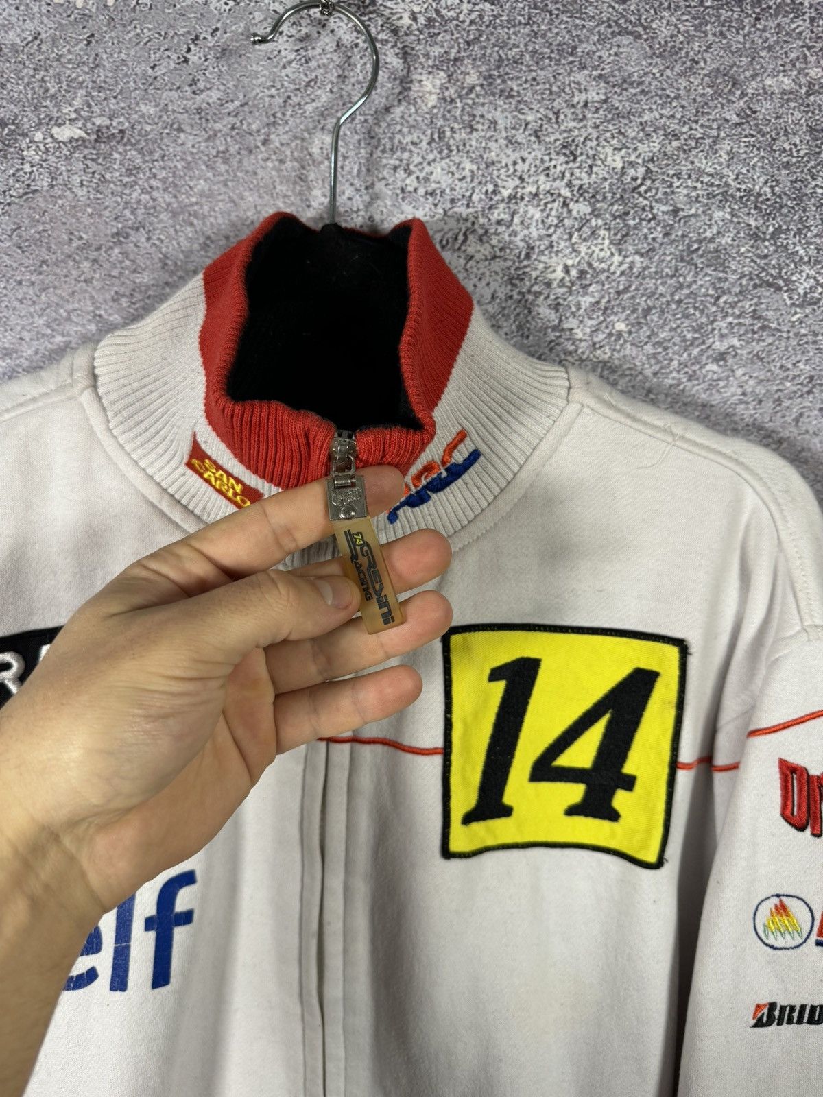 Formula 1 × Honda × Vintage Honda Gresini Racing Patches Zip Hooded F-1 Team Playboy L Size US L / EU 52-54 / 3 - 11 Thumbnail
