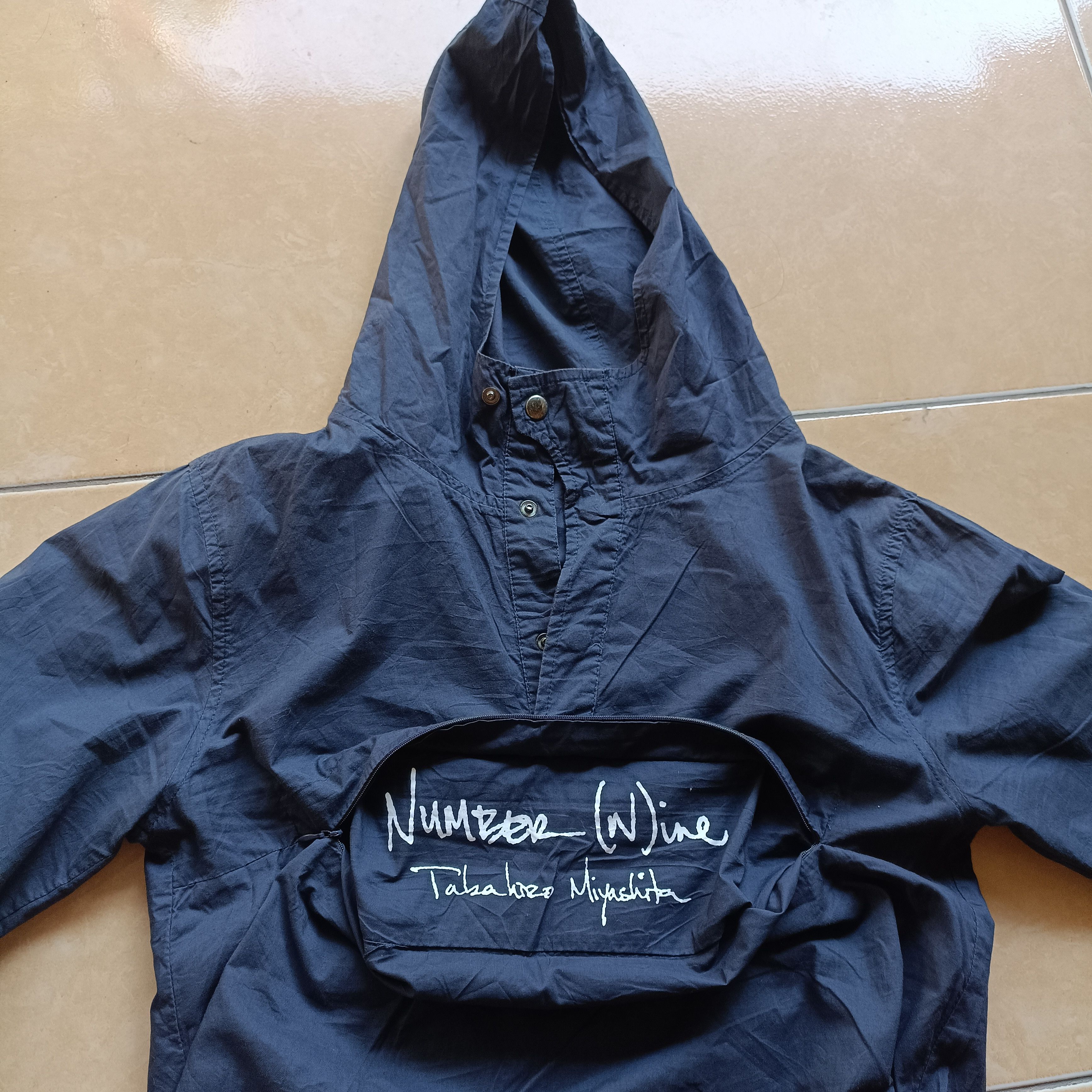 Number (N)ine Number (N)ine Anorak jacket hooded half button Navy Jacket Size US S / EU 44-46 / 1 - 8 Thumbnail
