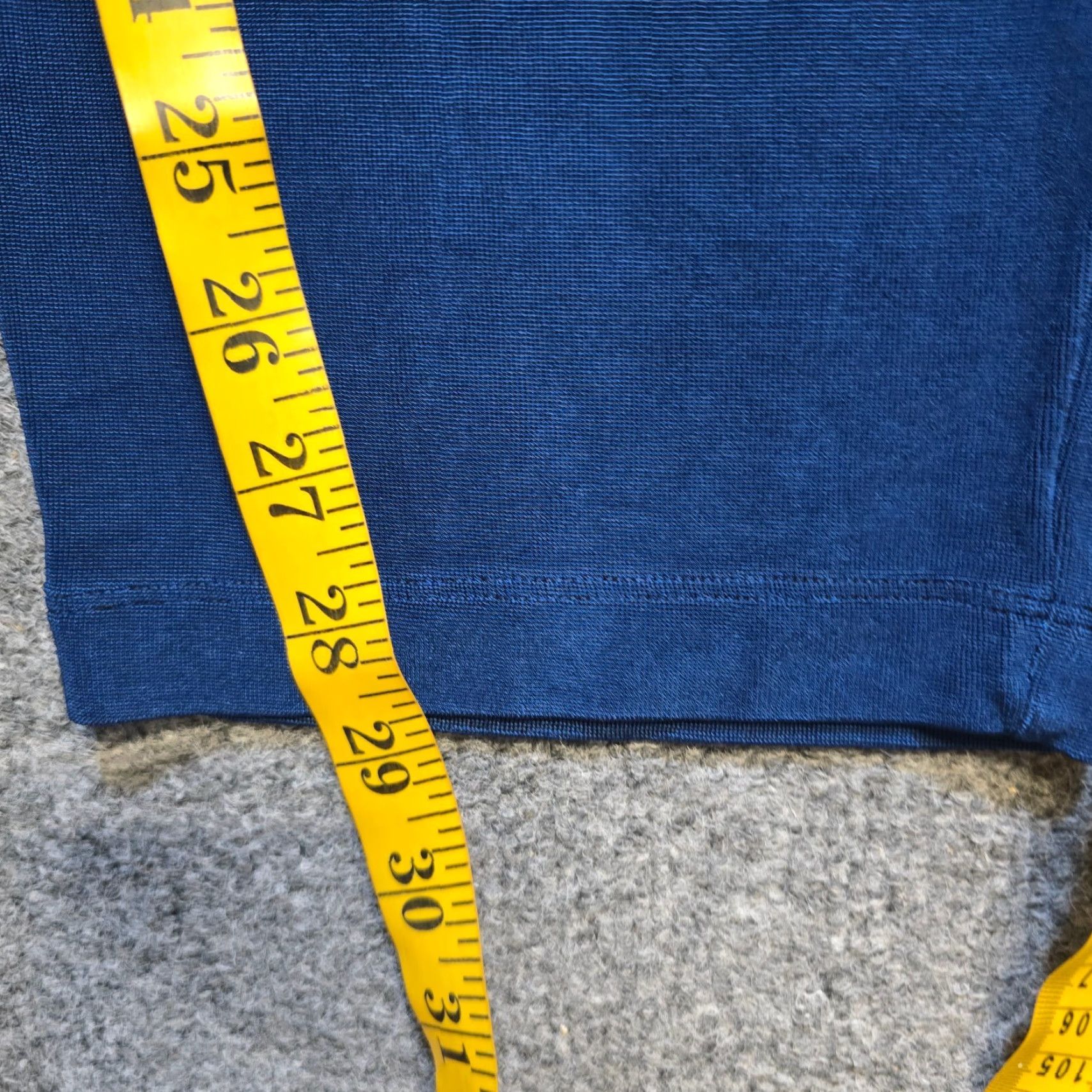 Vintage Chicos Pants Womens Large Blue Stretch Tapered Pull On Career Dress Pants Size 24" / US 00 / IT 34 - 7 Thumbnail