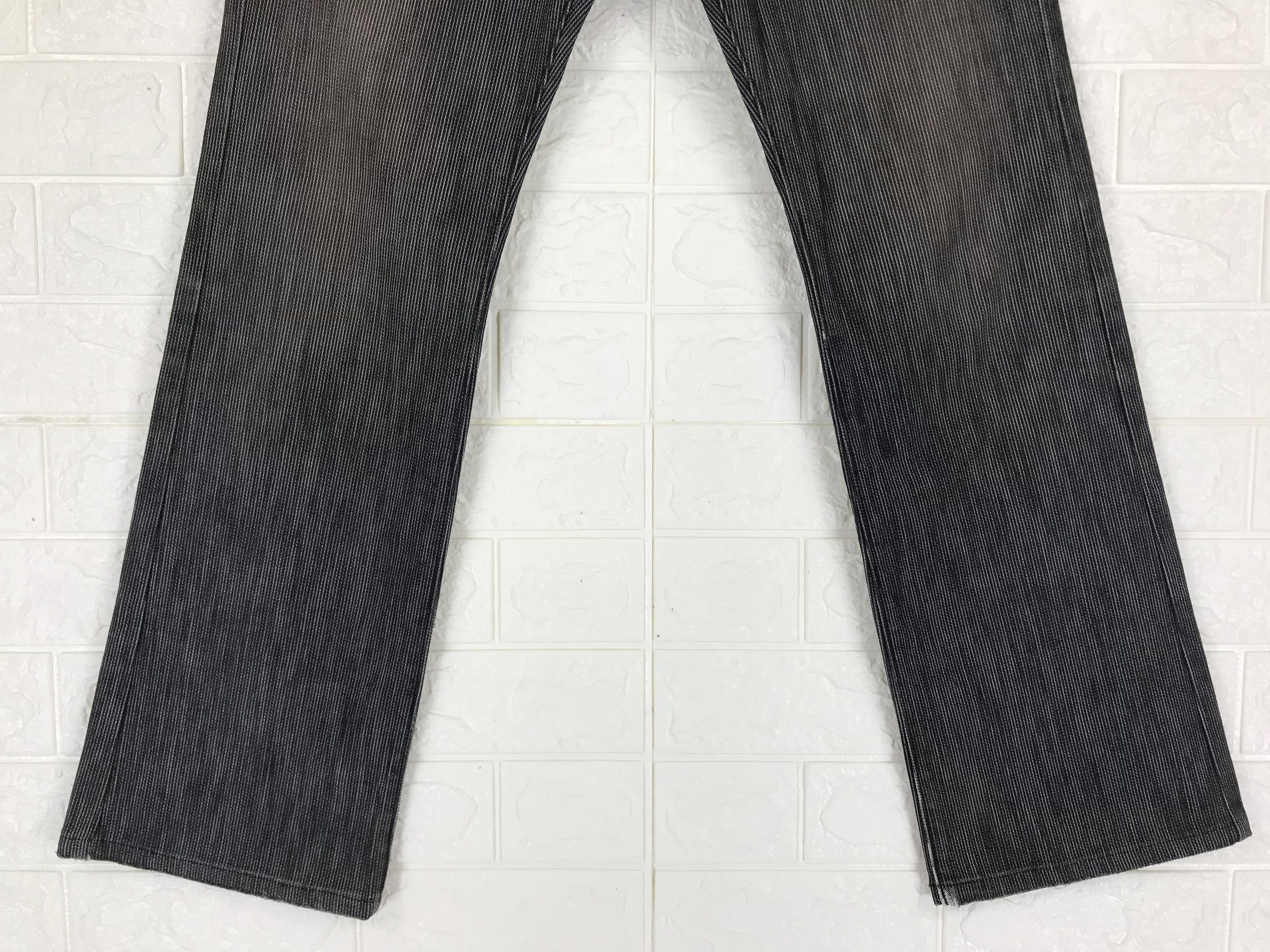 semanticdesign Vintage Semantic Design Striped Flare Jeans Size 27" / US 4 / IT 40 - 4 Thumbnail