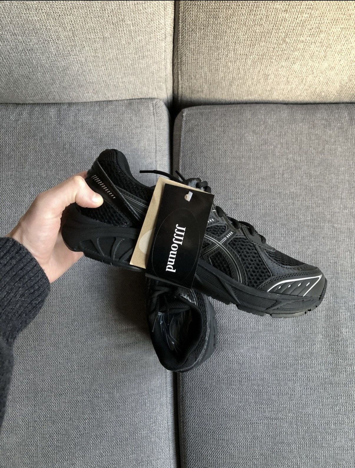Asics × JJJJound GT-2160 1203A691-002 BLACK/BLACK JJJOUND ASICS Size US 7.5 / EU 40-41 - 1 Thumbnail