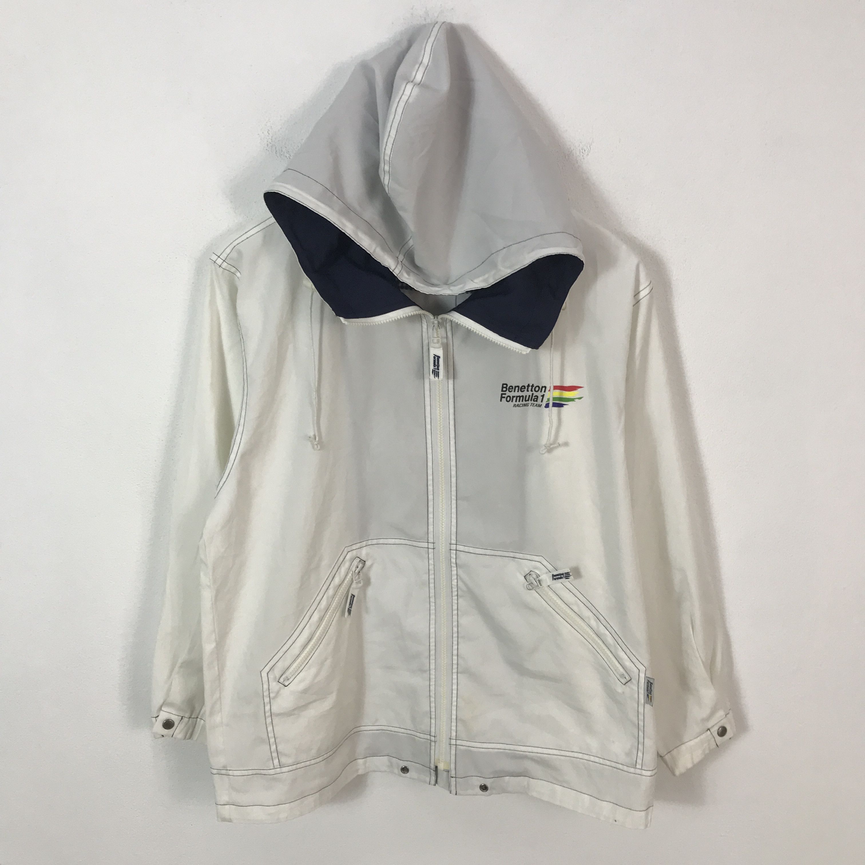 United Colors Of Benetton benetton formula 1 Windbreaker jacket Size US M / EU 48-50 / 2 - 2 Thumbnail