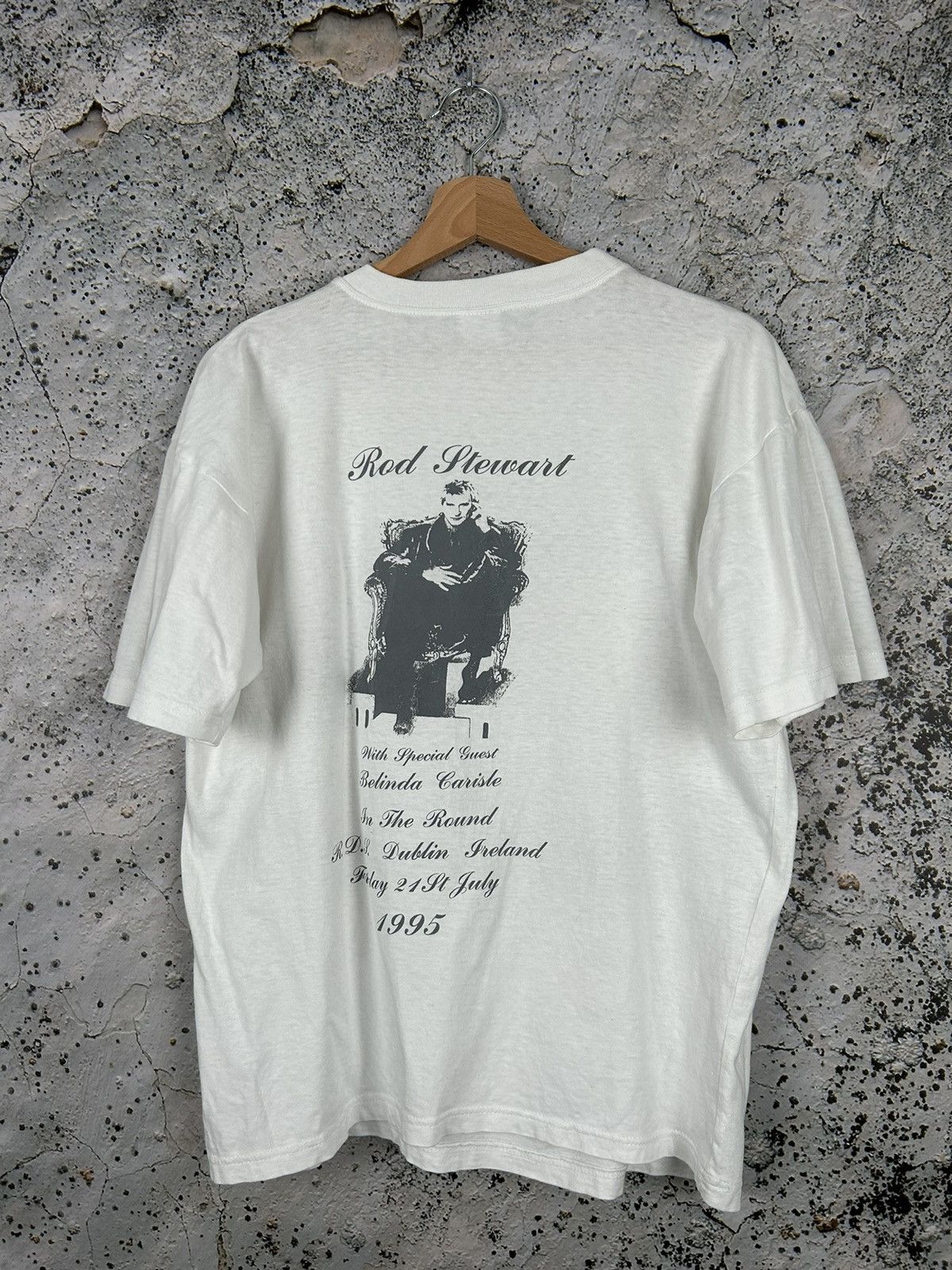 Band Tees Vintage Rod Stewart Rock Band Tee Artist 1995 Tour Size US M / EU 48-50 / 2 - 4 Thumbnail