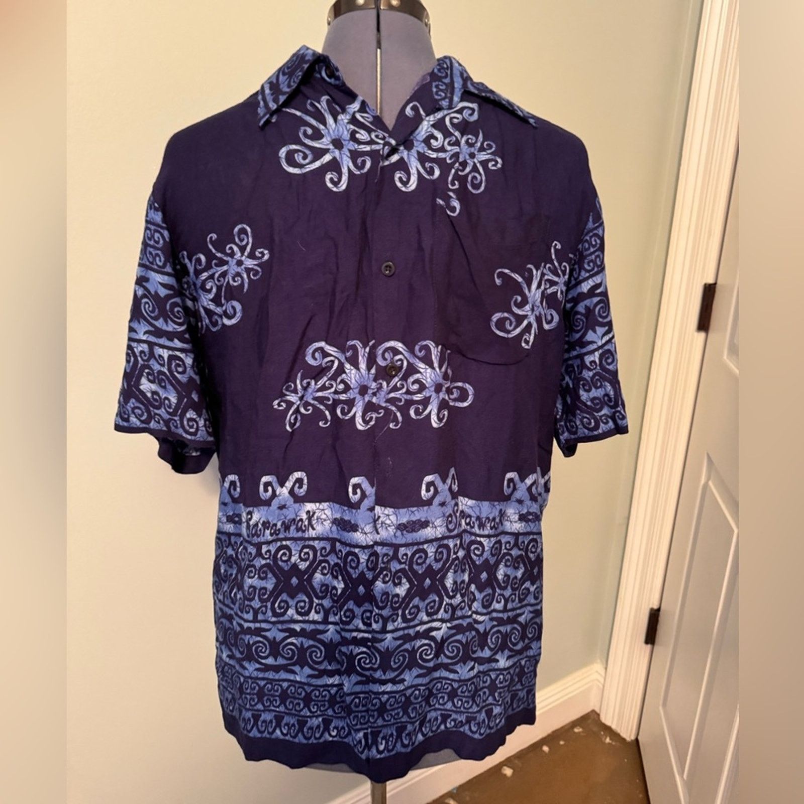 Other Art-s collection Blue Casual Button Down Shirt Sz XL Size US XL / EU 56 / 4 - 1 Thumbnail
