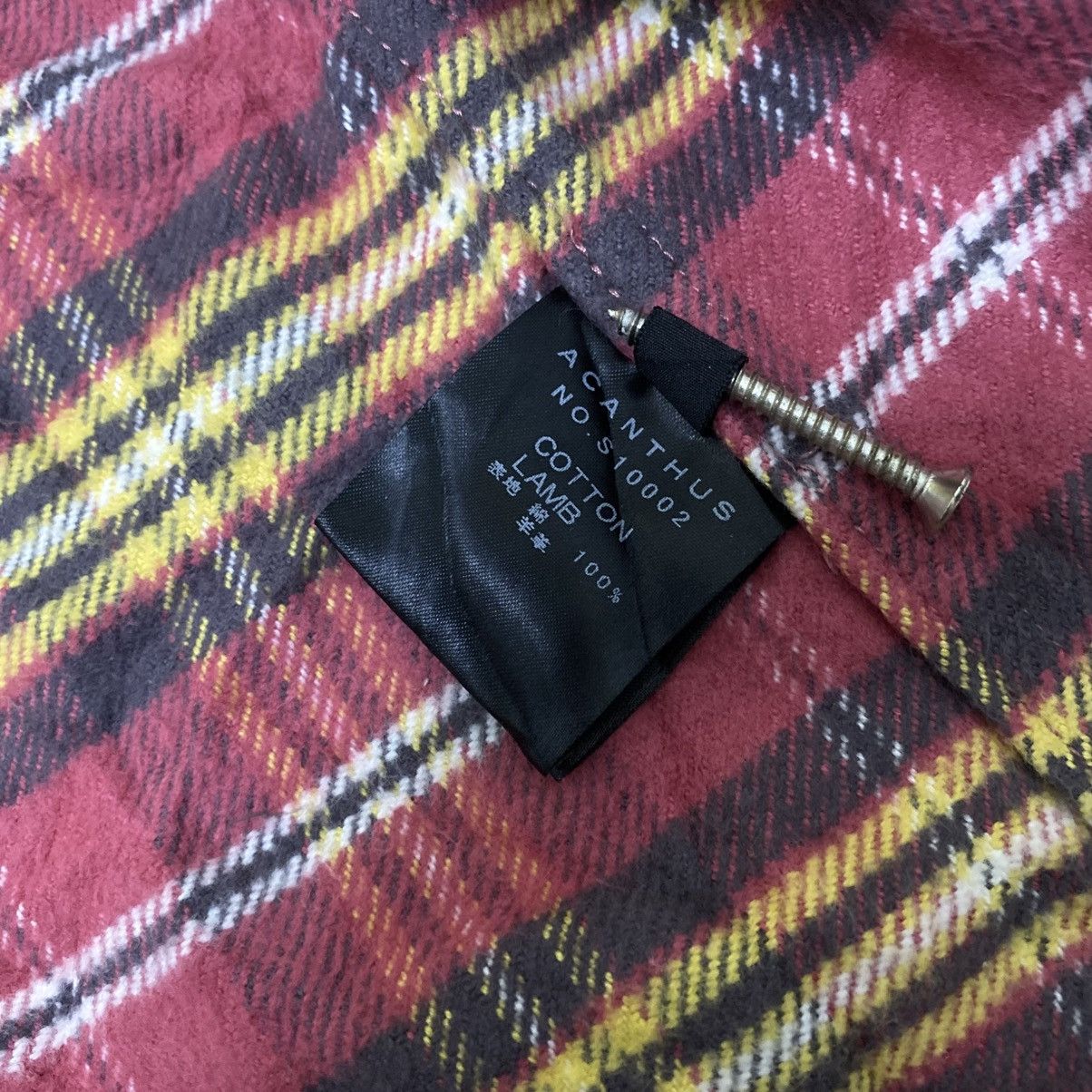 If Six Was Nine Vintage Acanthus Flannel Leather Shirt Hedi Lgb Emo Jacket Size US S / EU 44-46 / 1 - 6 Thumbnail
