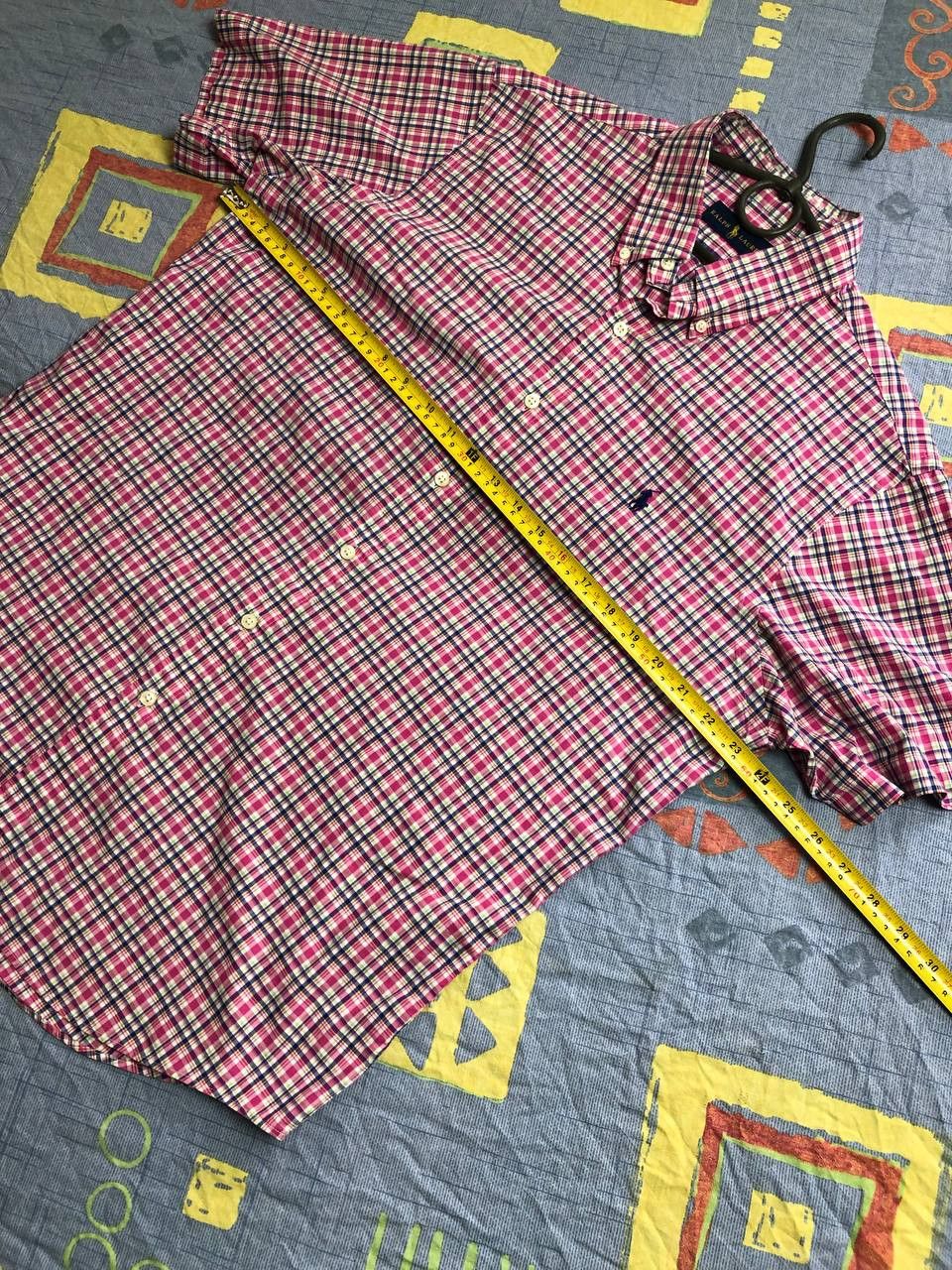 Polo Ralph Lauren Vintage Polo Ralph Lauren Checkered Shirt Size US L / EU 52-54 / 3 - 3 Thumbnail
