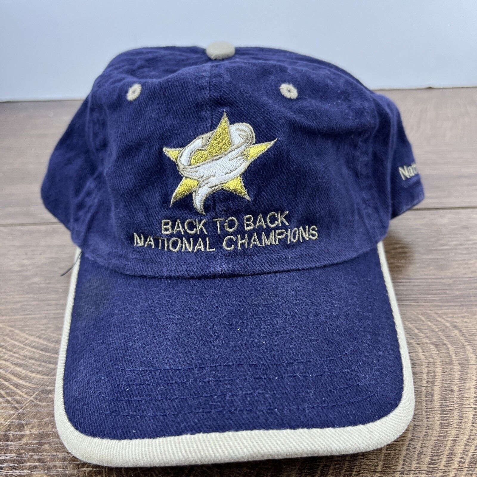 Other Stars Back to Back Champions Hat Blue Hat Adjustable Blue Ad Size ONE SIZE - 4 Thumbnail