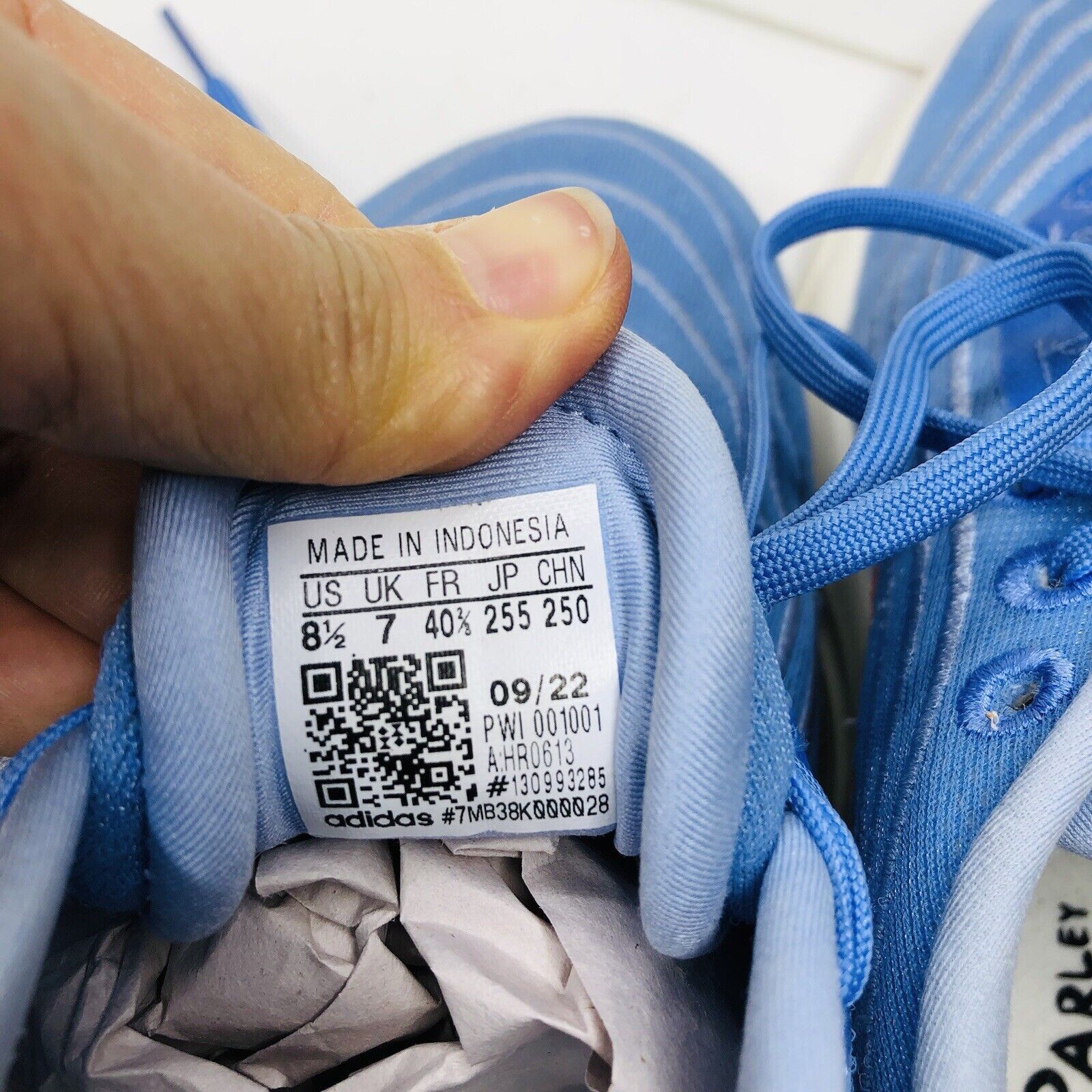 Chunky Athletic Adidas Supernova Sneakers Sz 8.5 Baby Blue