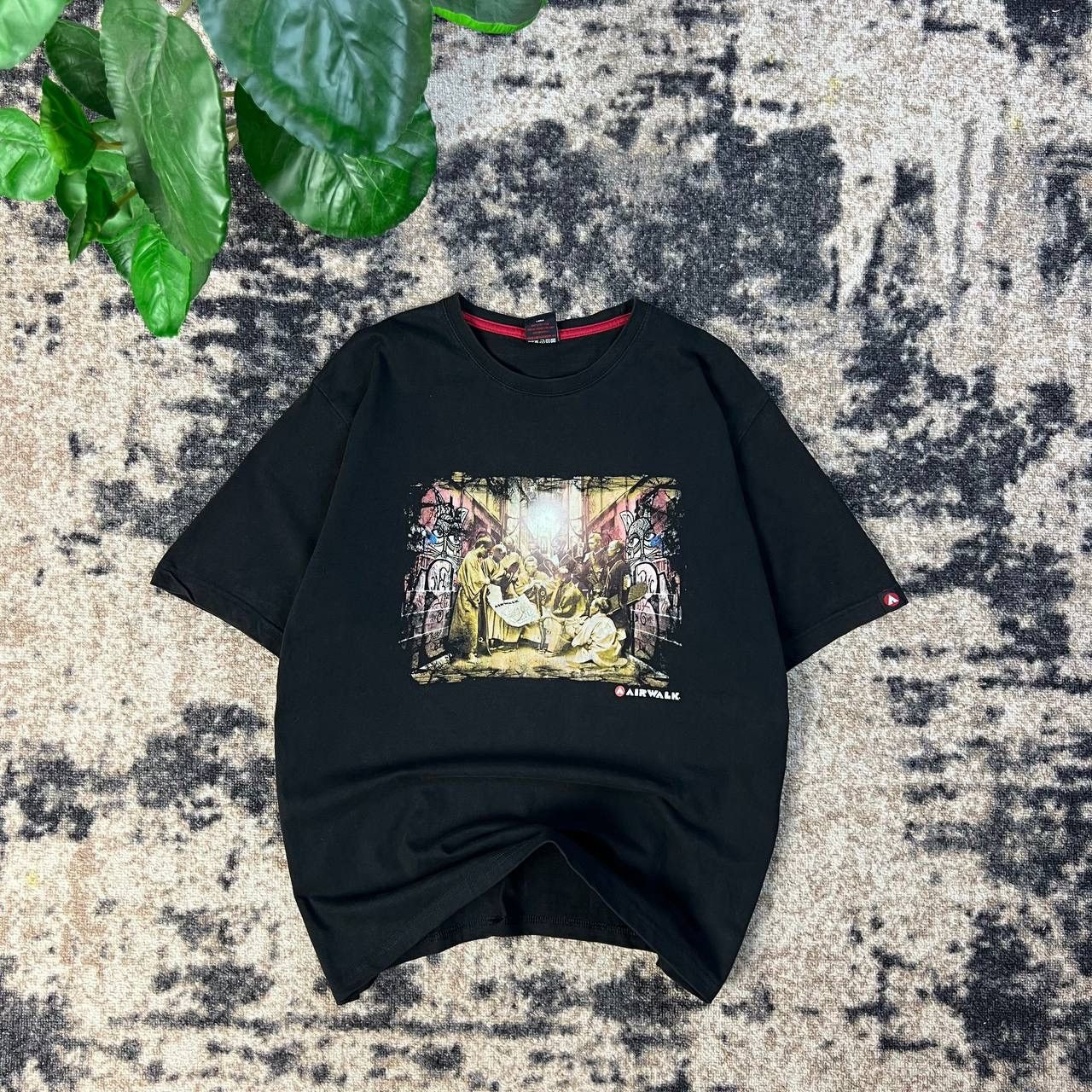Airwalk Airwalk Vintage Y2k Graffiti Style Big Logo T-Shirt 1TS113 Size US L / EU 52-54 / 3 - 1 Thumbnail