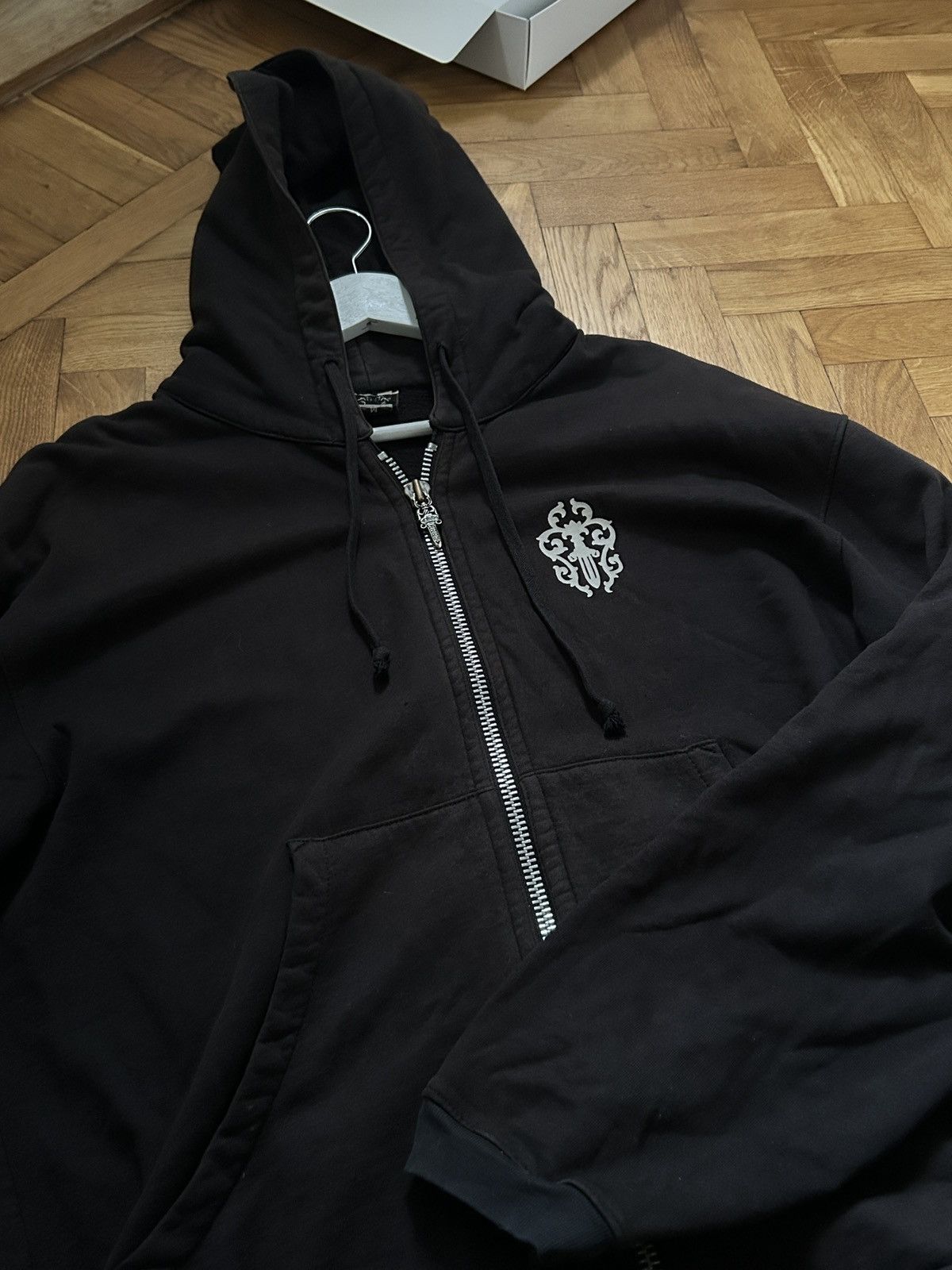 Chrome Hearts Rare Chrome Hearts Zip Hoodie “Fuck You”– Dagger Zip Size US M / EU 48-50 / 2 - 7 Thumbnail