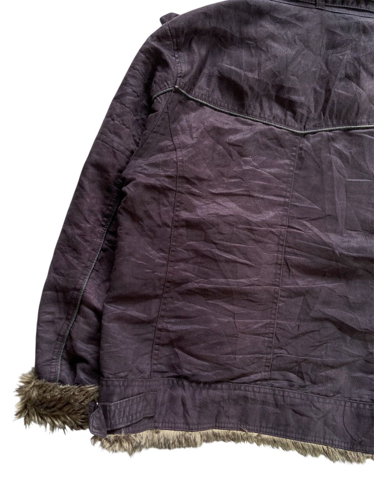 Japanese Brand JAPANESE BAREBACK FAUX FUR BLACK WASHED JACKET Size US M / EU 48-50 / 2 - 18 Thumbnail