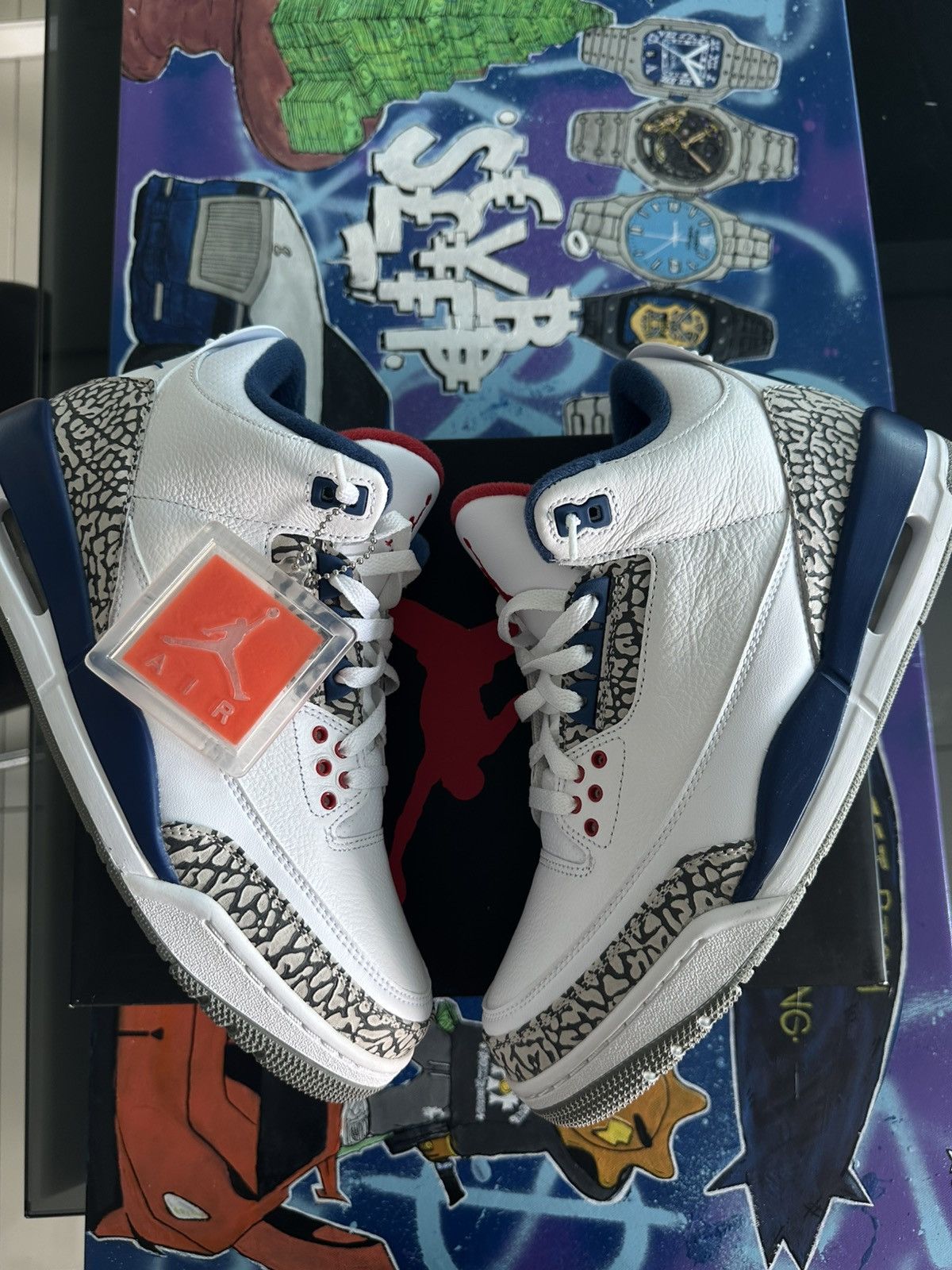 Jordan Brand Jordan 3 true blue 2016 Size US 9 / EU 42 - 8 Thumbnail