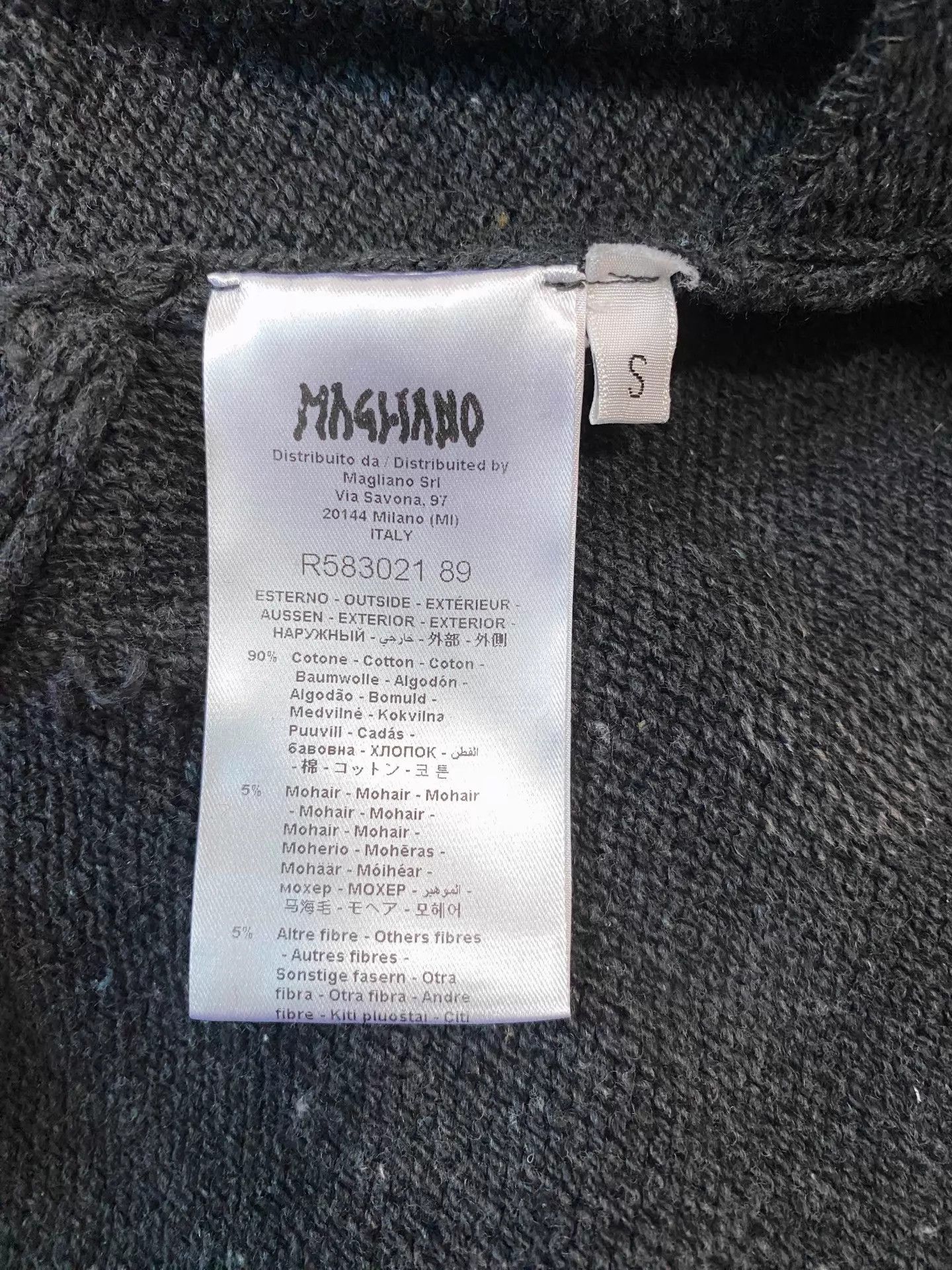 Magliano Magliano Call Me Maybe Mohair Half-Zip Red Slogan Sweater S Size US S / EU 44-46 / 1 - 7 Thumbnail